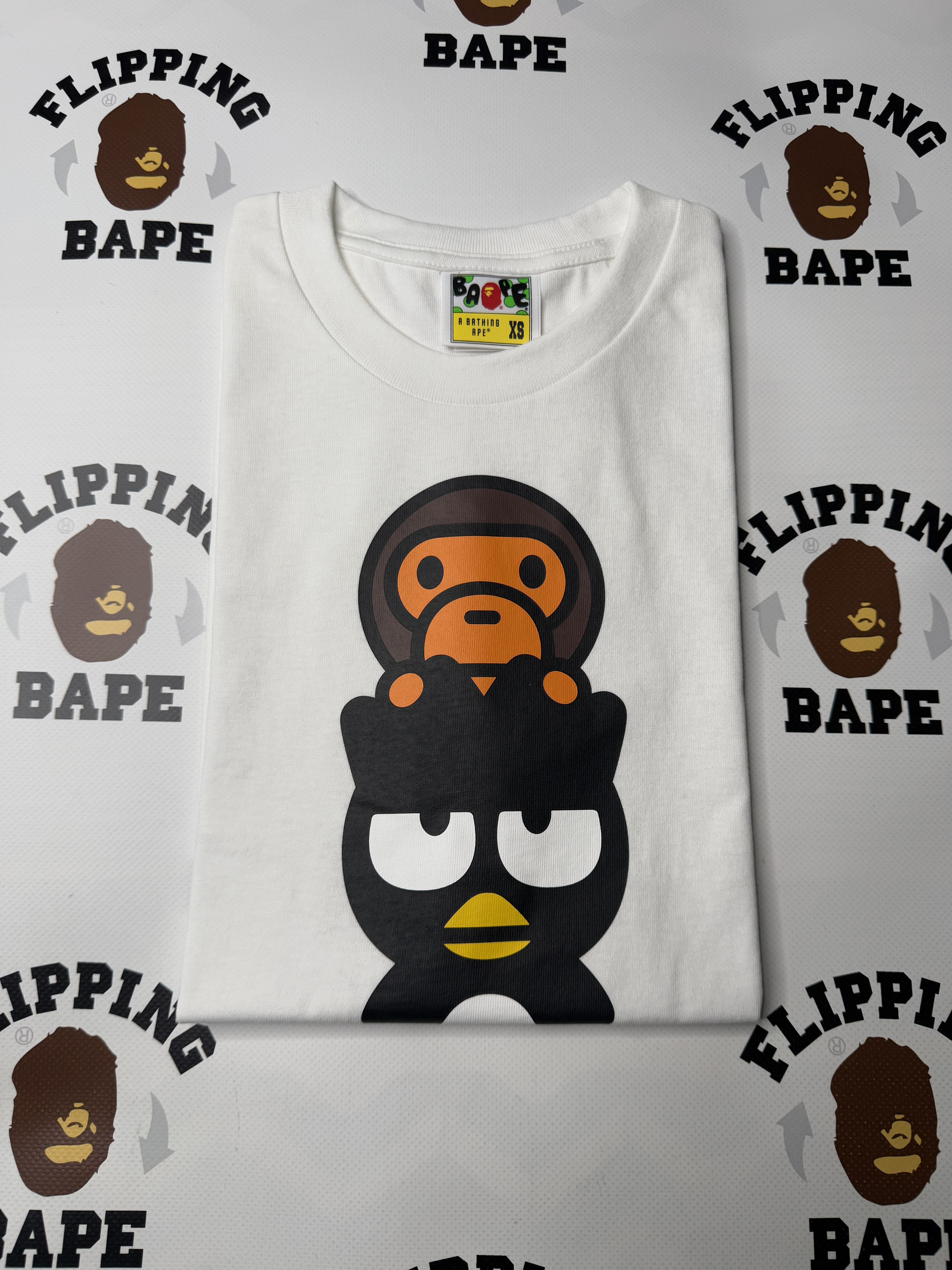 Bape BAPE BABY MILO X BAD BADTZ MARU TEE Size US XS / EU 42 / 0 - 7 Thumbnail
