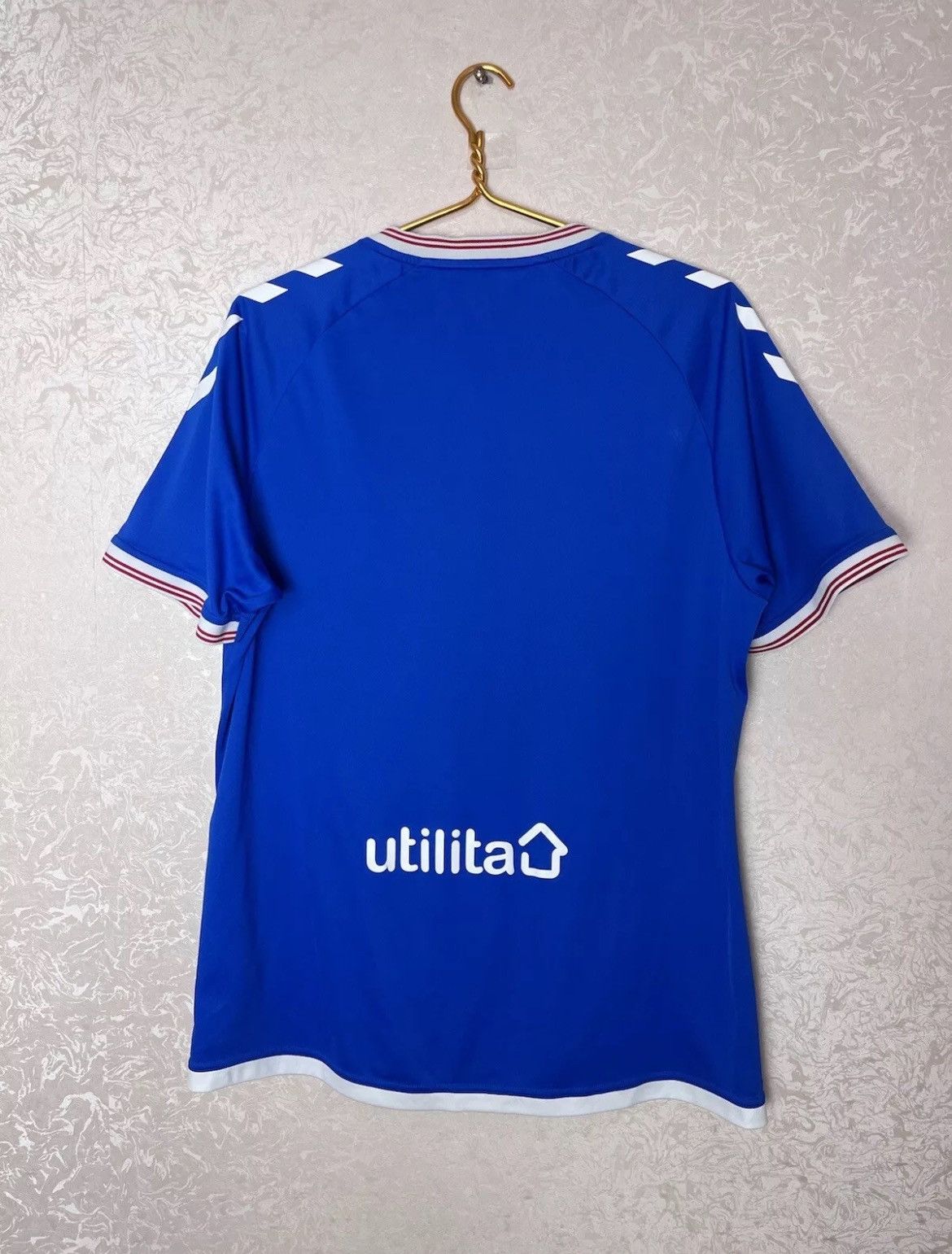 Castore Glasgow Rangers Jersey Hummel Blue Mens 2019/2022 Size XL Size US XL / EU 56 / 4 - 2 Thumbnail