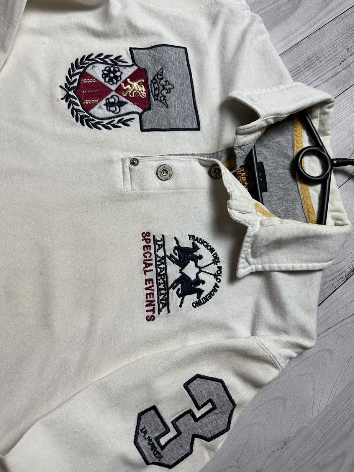 Vintage Vintage L A Martina rugby jersey logo rare size XL Size US XL / EU 56 / 4 - 4 Thumbnail