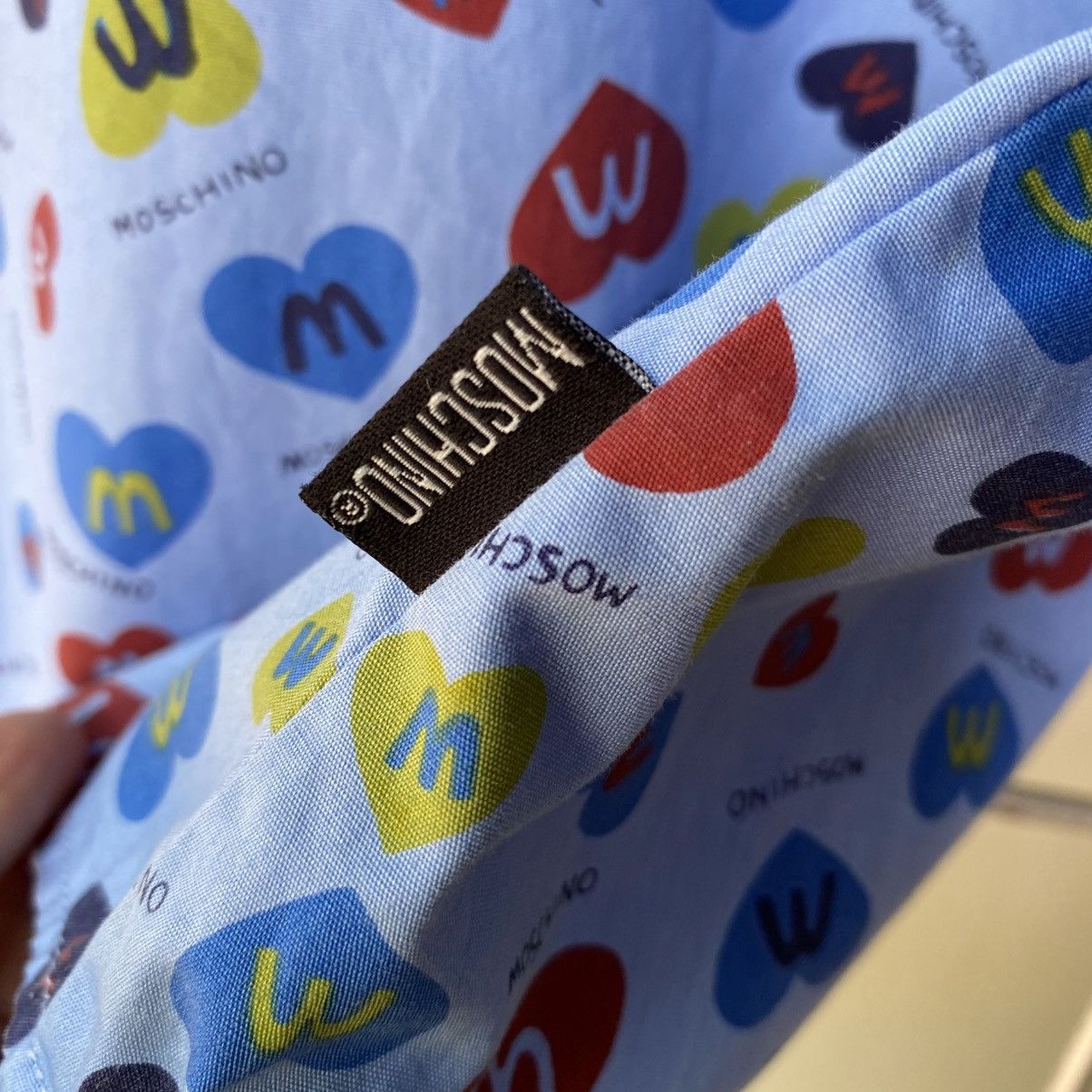 Moschino MOSCHINO Blue M&M Print Shirt Size L / US 10 / IT 46 - 9 Thumbnail