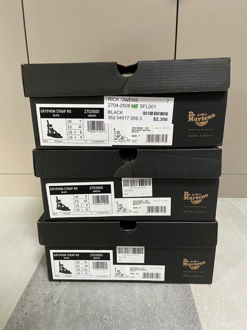 Rick Owens Rick Owens Dr Martens Size 44 sandals-2508 Size US 5 / EU 37 - 7 Thumbnail