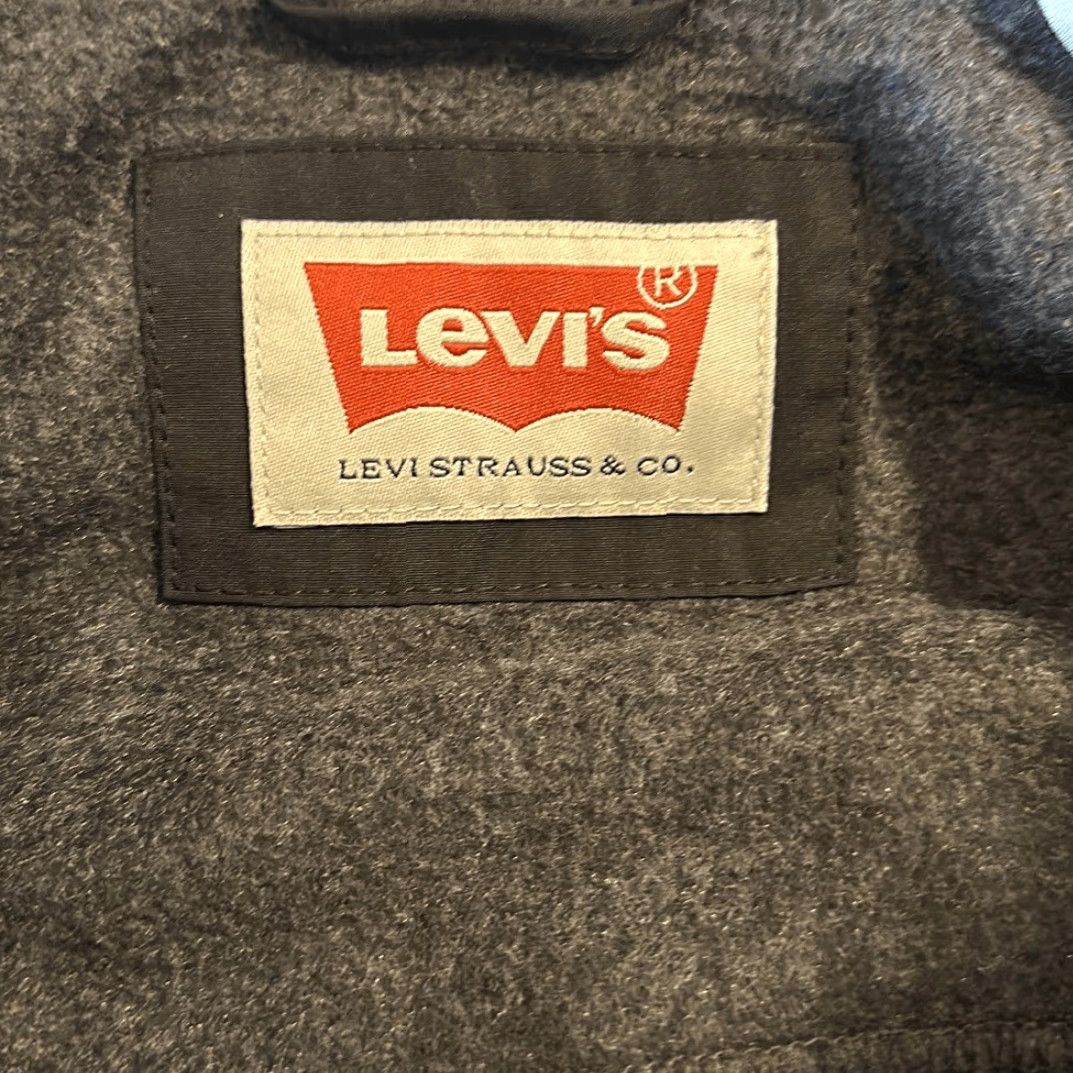 Levi's VINTAGE Levi’s Men’s Black Hooded Mixed Media Jacket S Small Full zip Mens Black Mixed Media Size US S / EU 44-46 / 1 - 6 Thumbnail