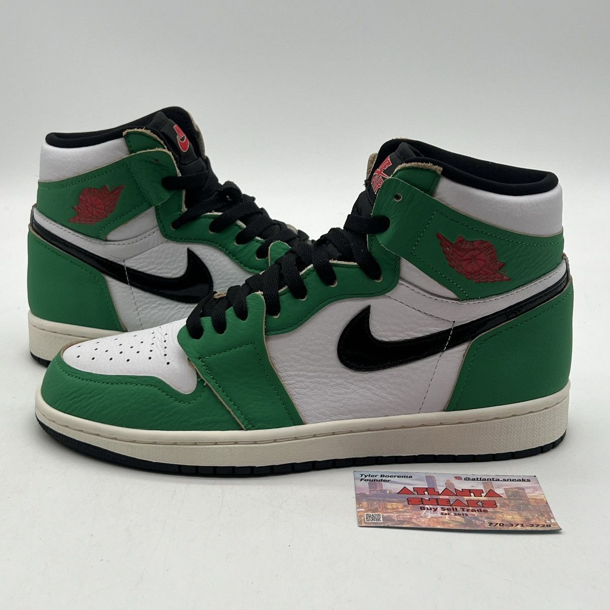 Nike Wmns air Jordan 1 high lucky green Size US 10 / IT 40 - 1 Thumbnail