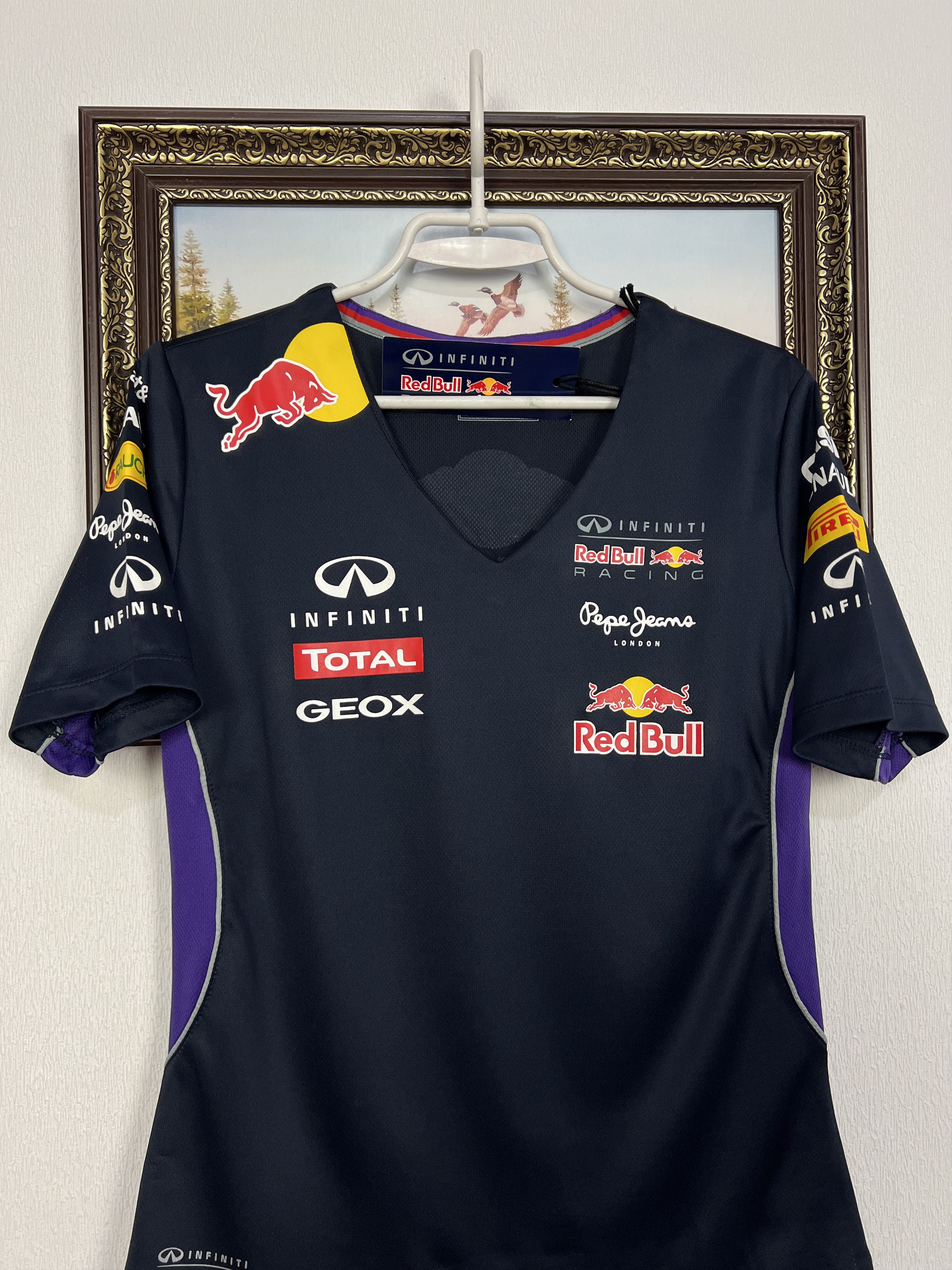 Pepe Jeans Jersey Infinity Red Bull F1 Formula Racing Shirt Tee Size S / US 4 / IT 40 - 2 Thumbnail