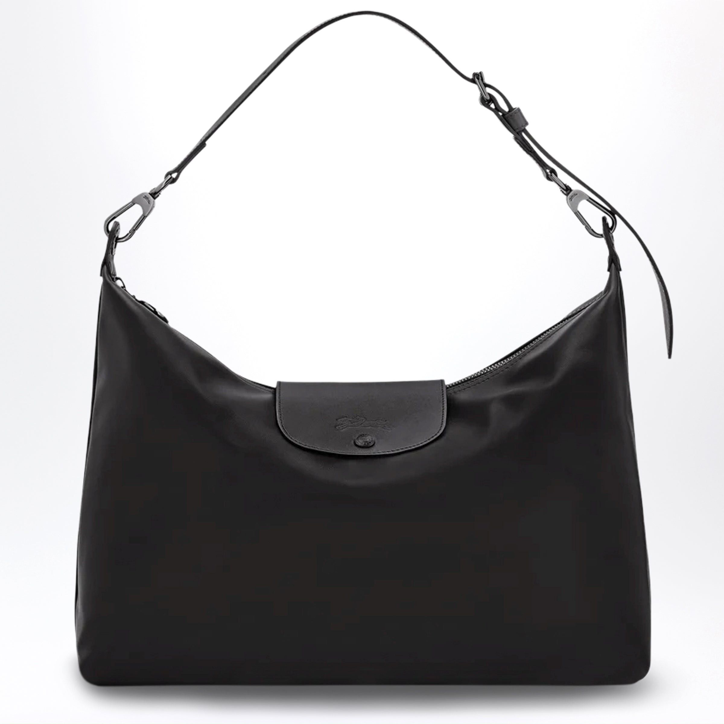 Longchamp Longchamp Black Xl Le Pliage Xtra Leather Hobo Bag Size ONE SIZE - 1 Thumbnail