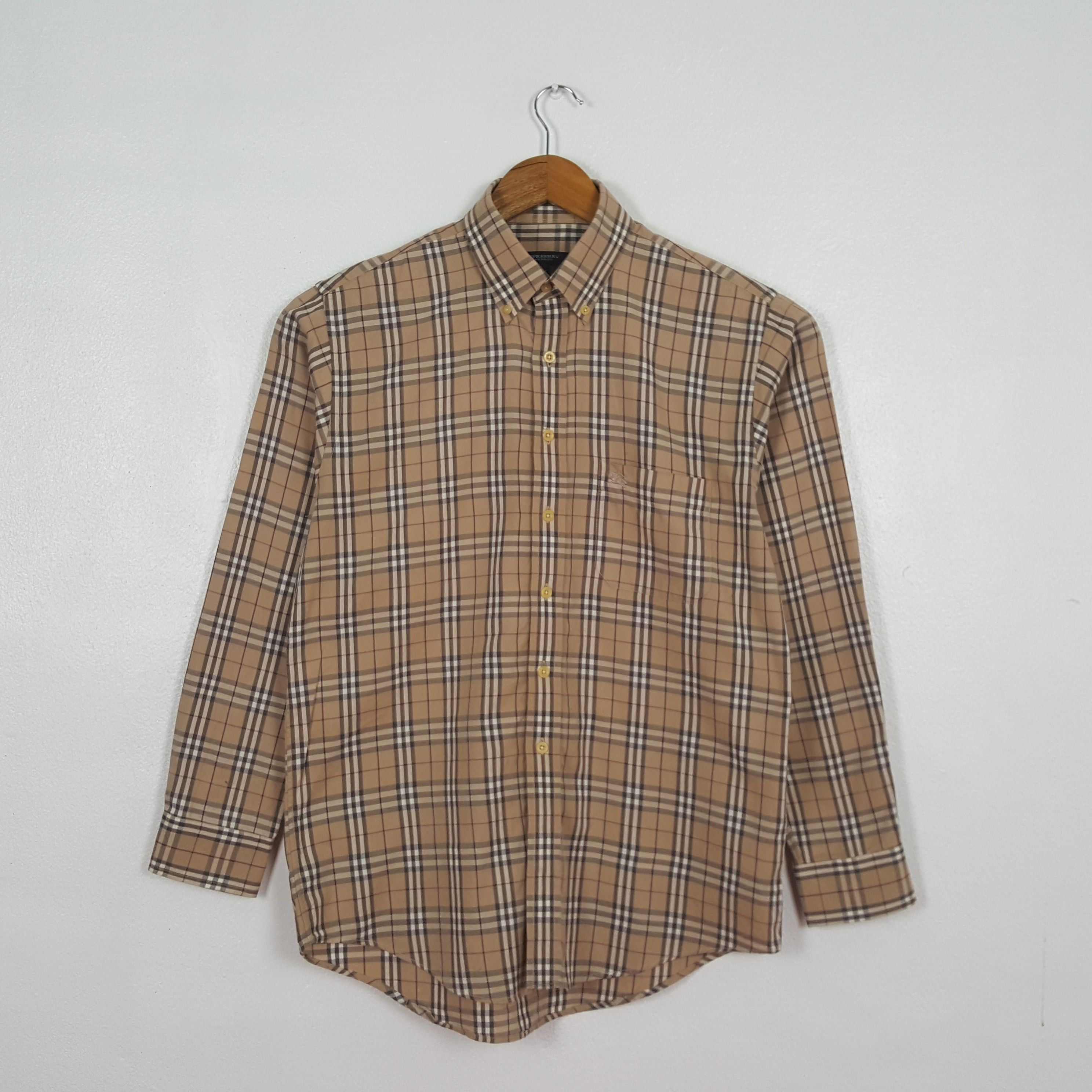 Burberry Vintage Burberry London Nova Check Style Shirt C319N26 Size US M / EU 48-50 / 2 - 1 Thumbnail