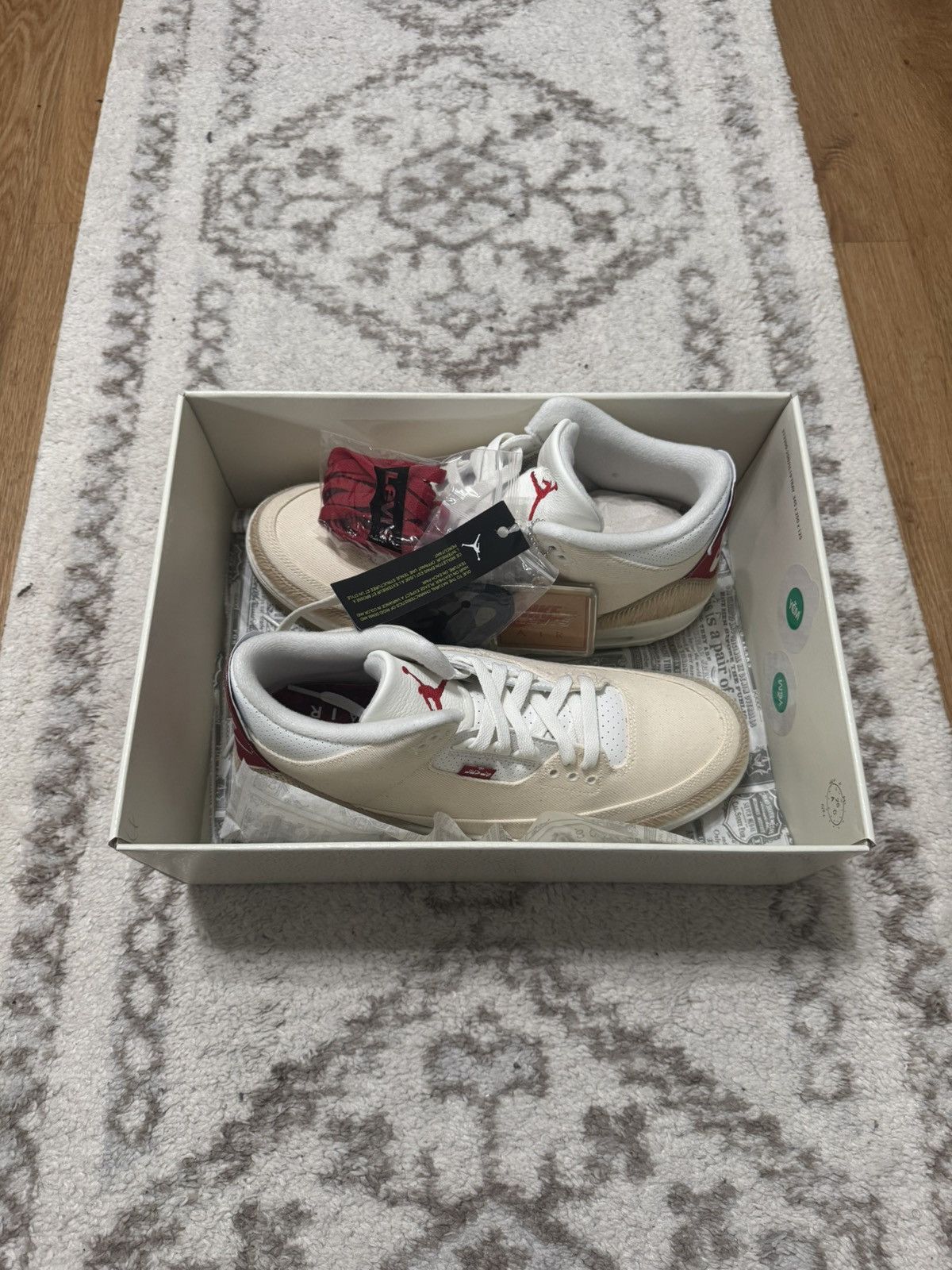 Jordan Brand × Levi's Levi’s x Air Jordan 3 Retro (Lunar New Year) Size US 10.5 / EU 43-44 - 6 Thumbnail
