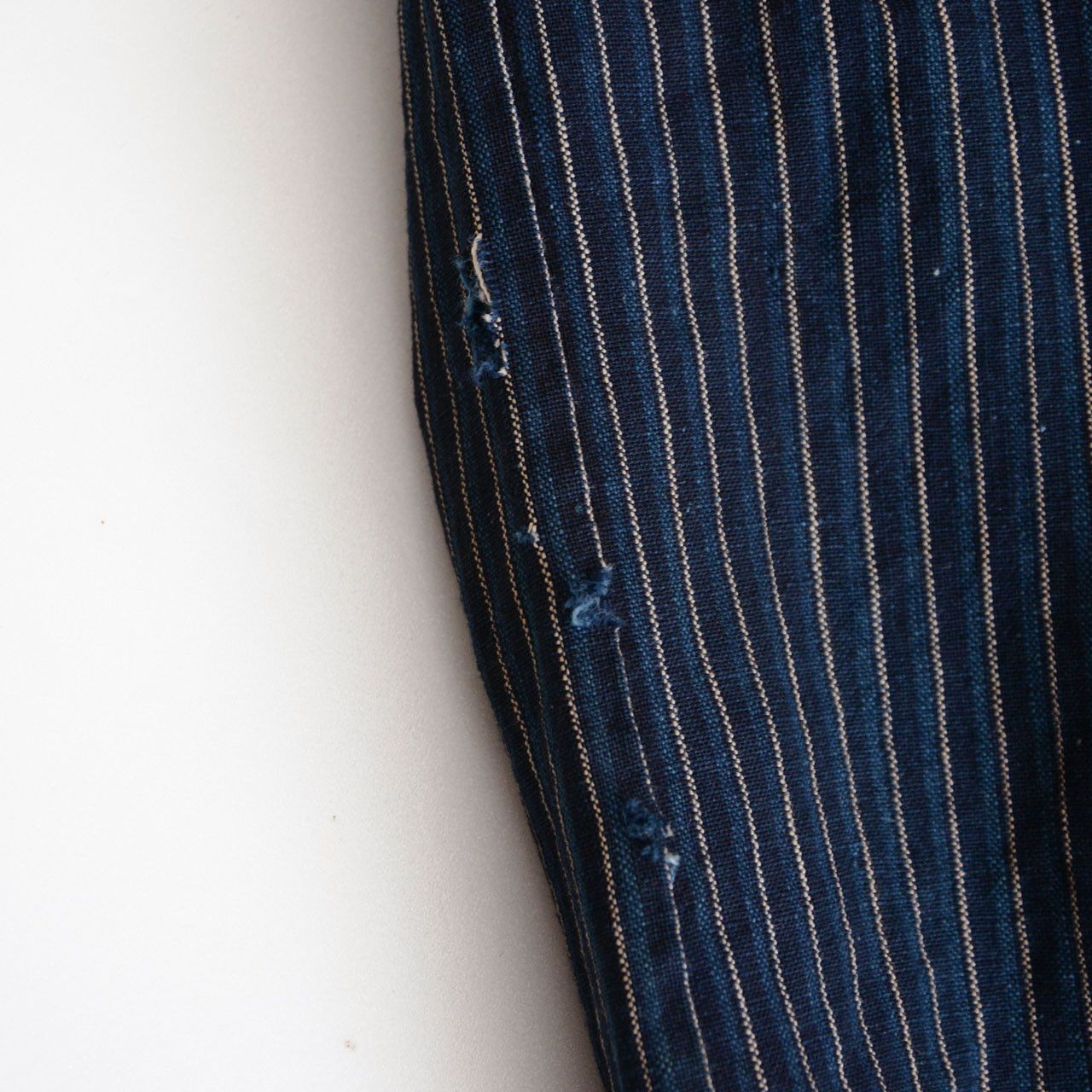 Other Noragi Jacket Japanese Vintage Indigo Stripe Cotton Tenugui Size US L / EU 52-54 / 3 - 6 Thumbnail