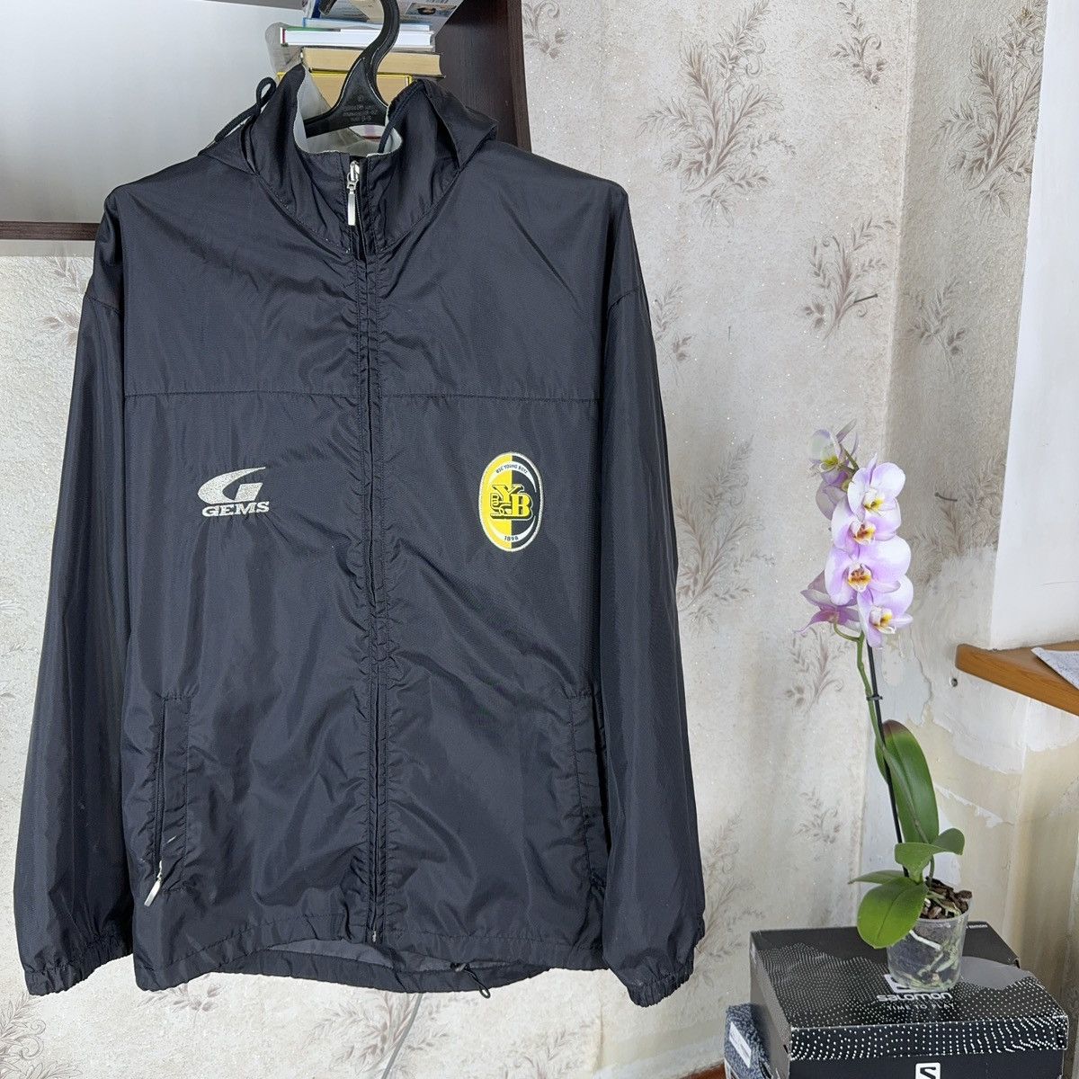 Vintage Vintage Gems BSC Young Boys 2001 Light jacket Nylon Black Size US XL / EU 56 / 4 - 5 Thumbnail