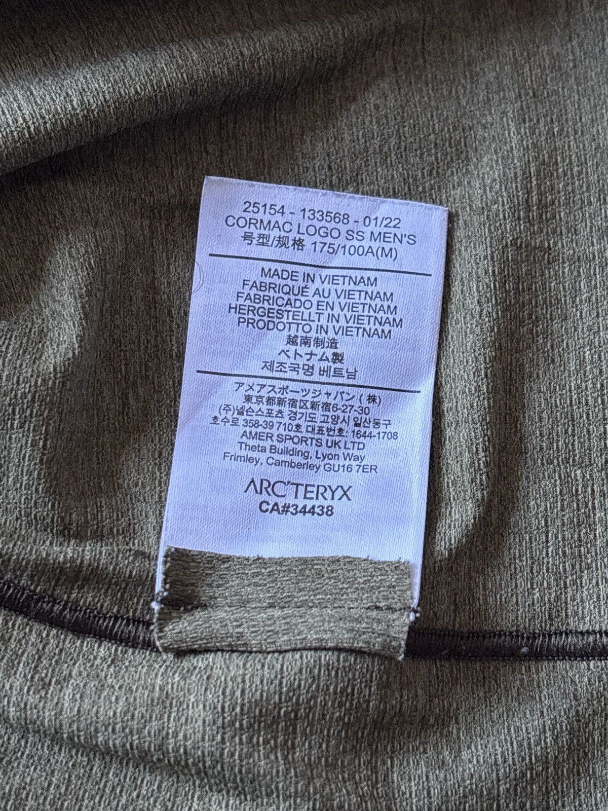 Arc'teryx Arcteryx Cormac Tee Size US M / EU 48-50 / 2 - 4 Thumbnail