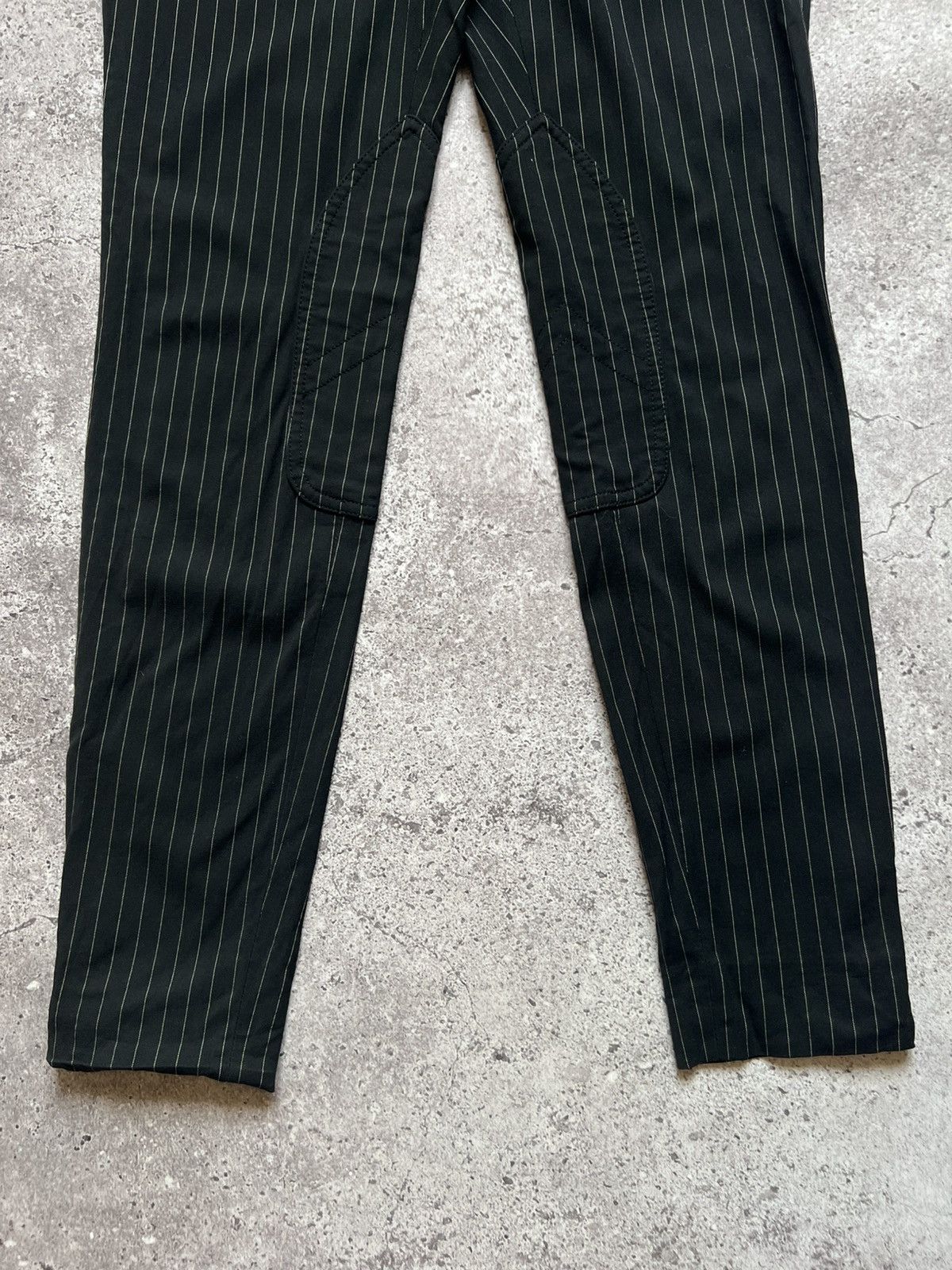 Dolce & Gabbana Dolce & Gabbana Wool Trousers Pants Striped Size 28" / US 6 / IT 42 - 8 Thumbnail