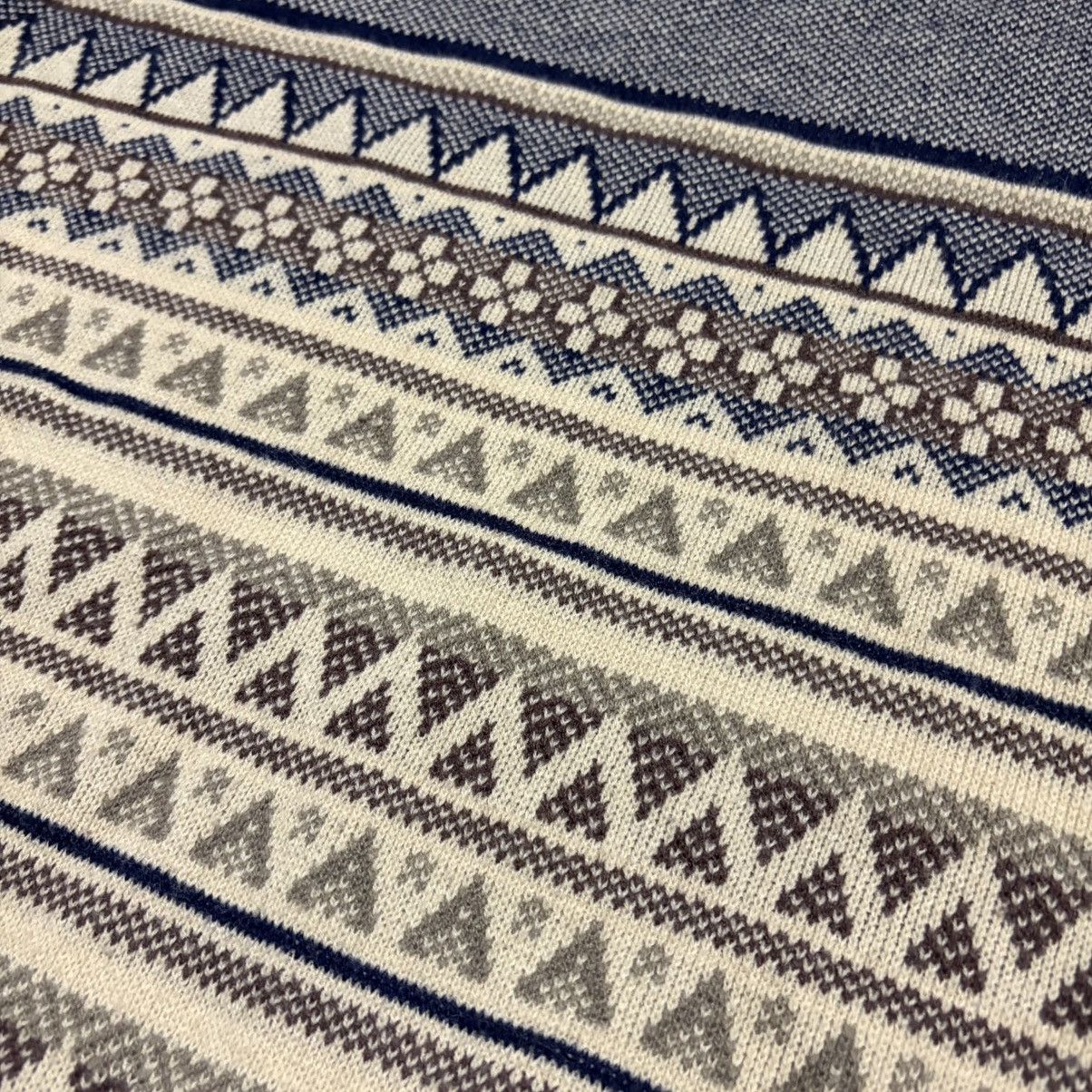 Vintage Vintage Fair Isle Striped Sweater Geometric Gary Reed 80s Size US L / EU 52-54 / 3 - 10 Thumbnail