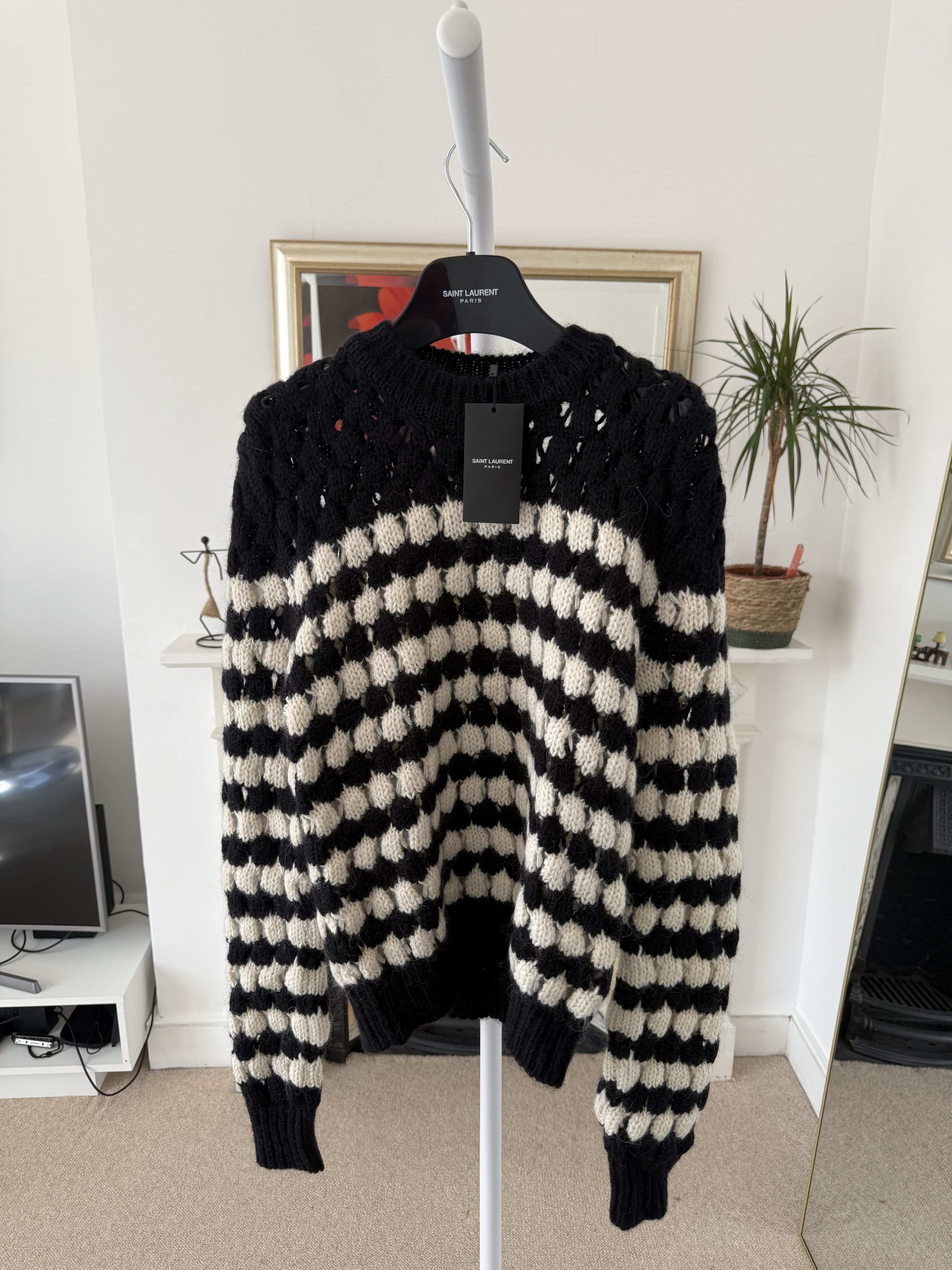 Saint Laurent Paris SS19 Saint Laurent Alpaca Wool Knit Sweater Size US S / EU 44-46 / 1 - 2 Thumbnail