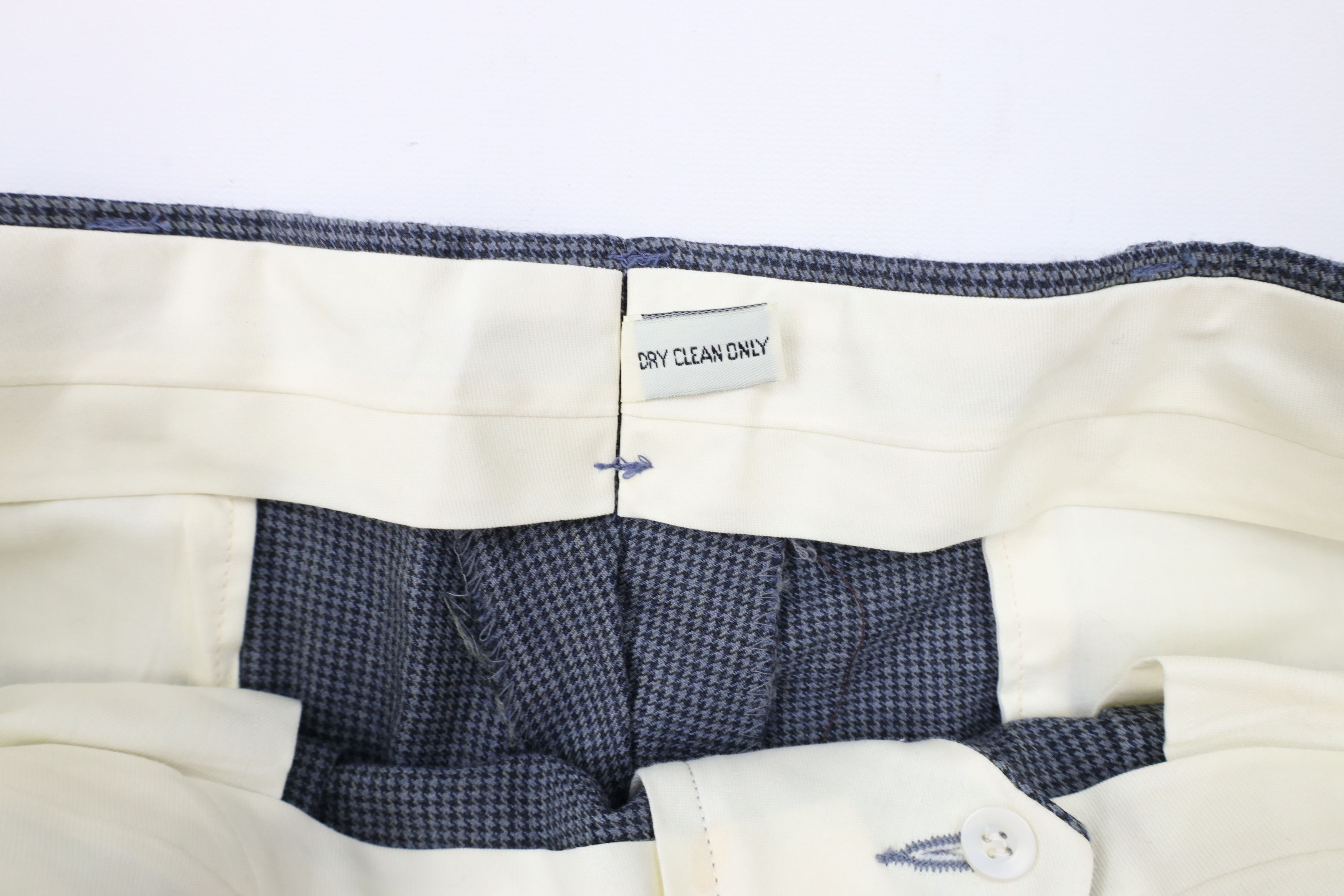 Vintage Vintage 70s Streetwear Wool Houndstooth Wide Leg Pants USA Size US 38 / EU 54 - 8 Thumbnail