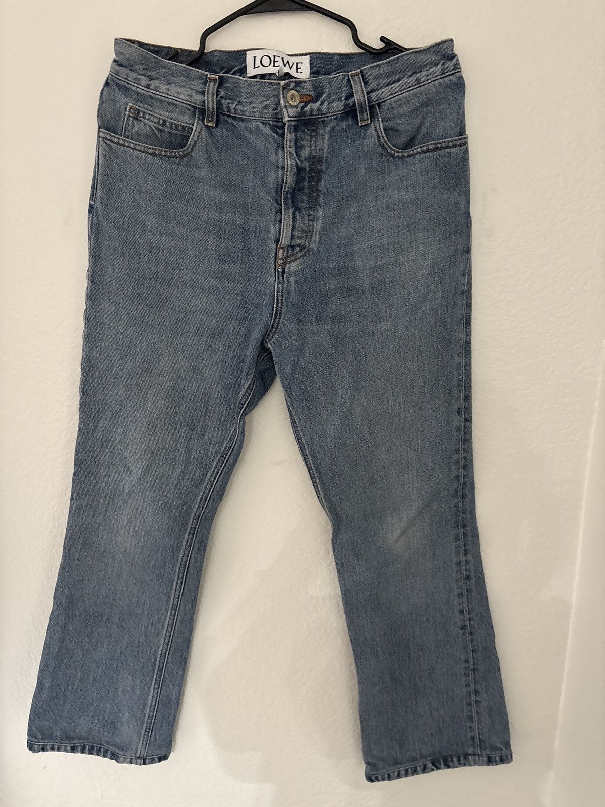 Loewe Loewe Bootleg Jeans in Denim Size US 32 / EU 48 - 1 Thumbnail