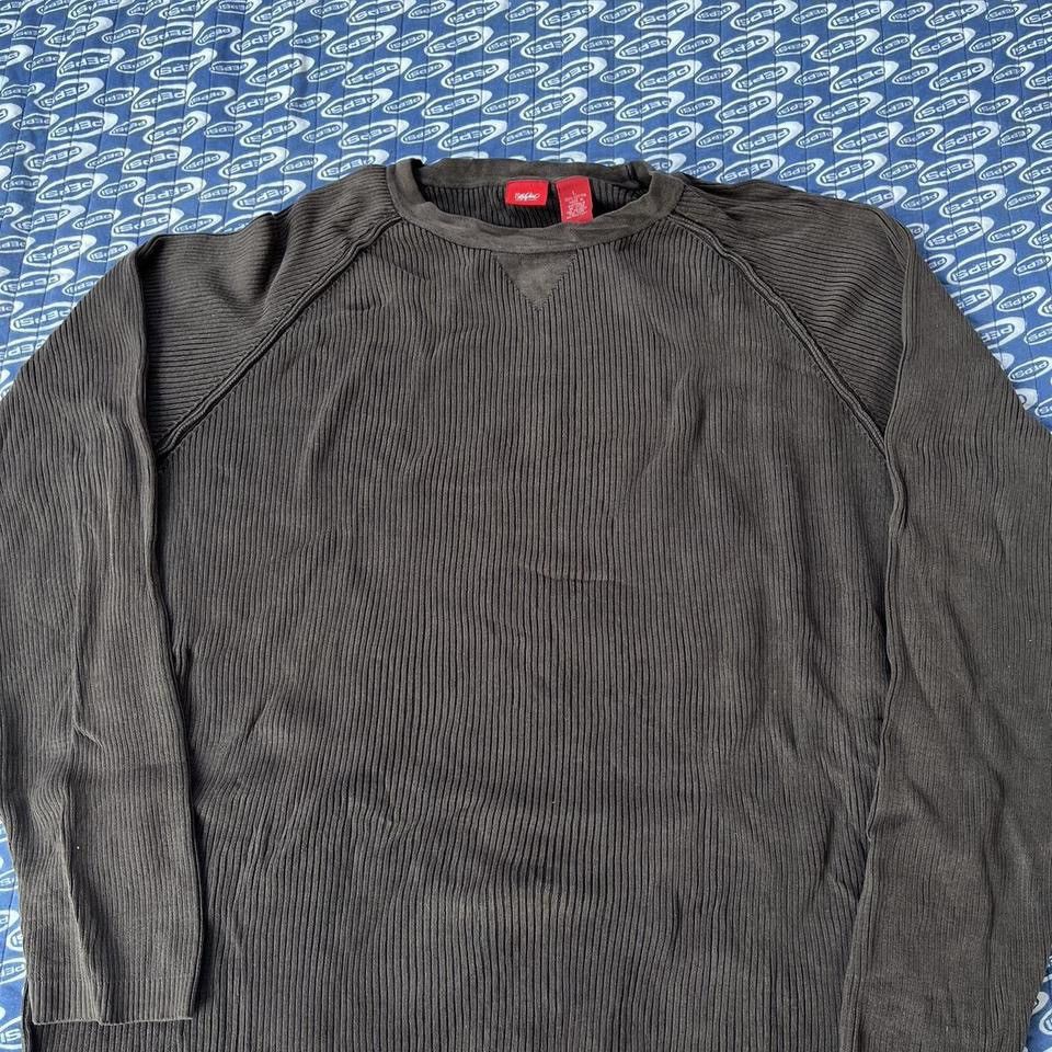 Mossimo × Vintage Vintage Mossimo Charcoal Grey Heavy Knit Jumper Pullover Size US L / EU 52-54 / 3 - 2 Thumbnail