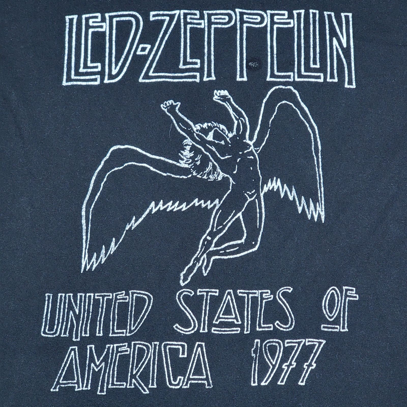 Led Zeppelin Led Zeppelin Black Unisex Tee "USA 1977" - Size Large Size US L / EU 52-54 / 3 - 2 Thumbnail