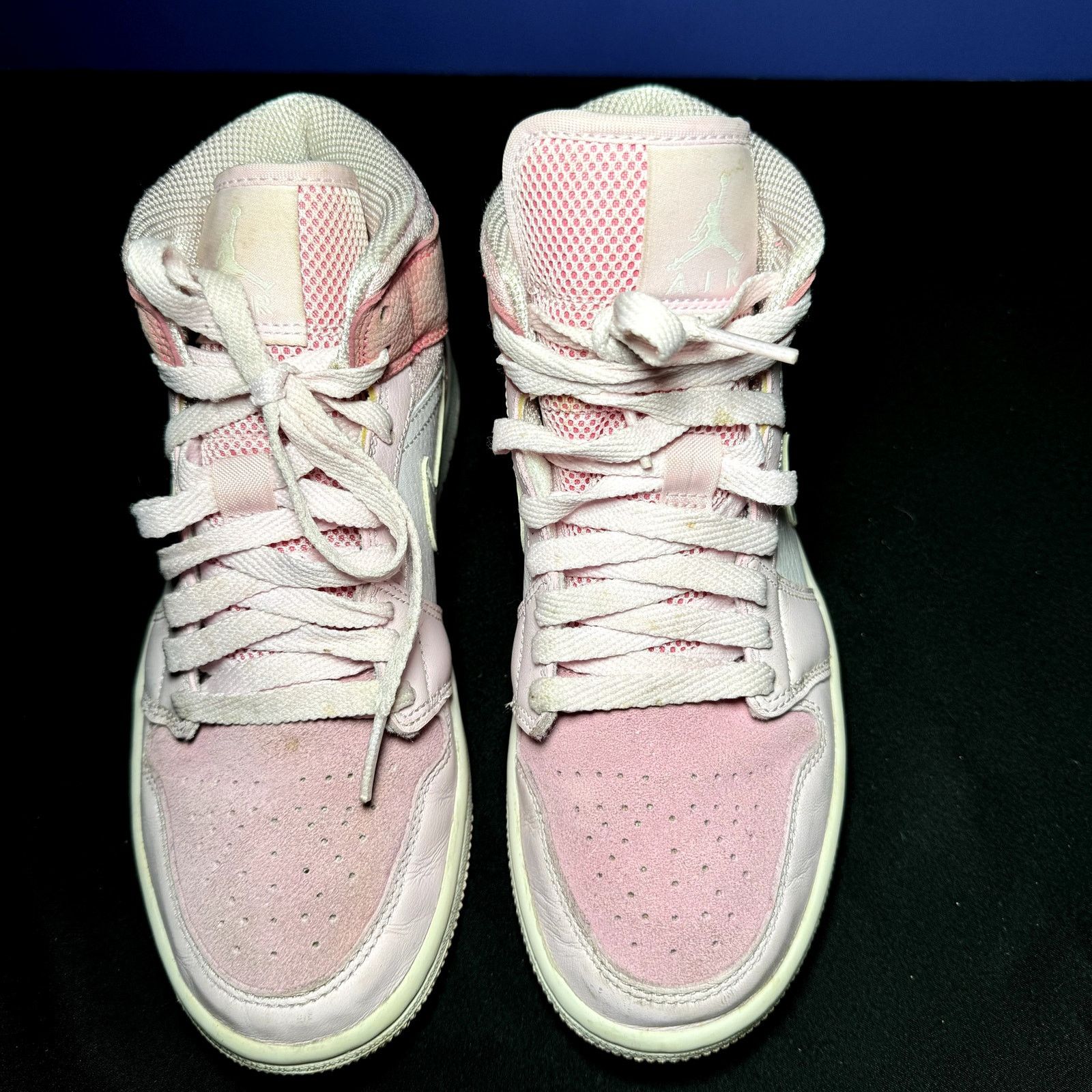 Jordan Brand × Nike Wmns Air Jordan 1 Mid Digital Pink Women's Shoes - Size 6 Size US 6 / IT 36 - 3 Thumbnail