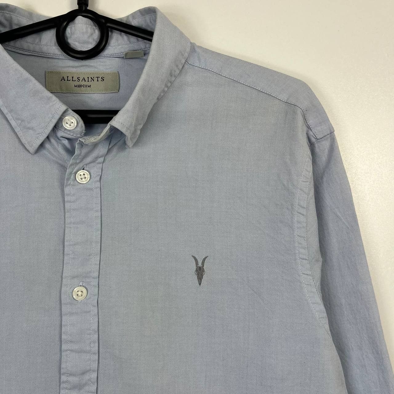 Allsaints Allsaints Light Blue Button Up Shirt Long Sleeve Size M Size US M / EU 48-50 / 2 - 3 Thumbnail