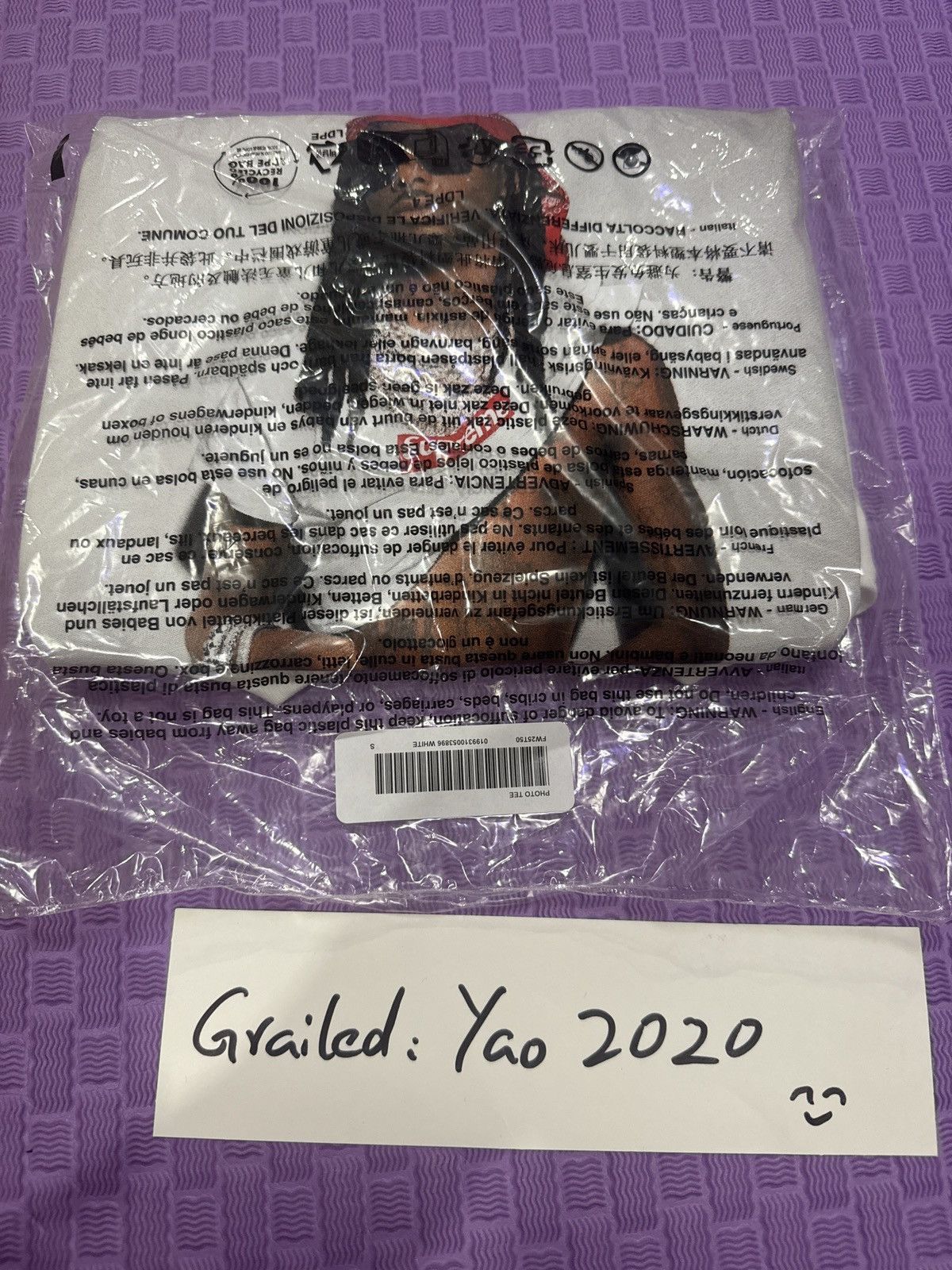 Supreme Supreme playboi Carti Tee Size US S / EU 44-46 / 1 - 1 Thumbnail