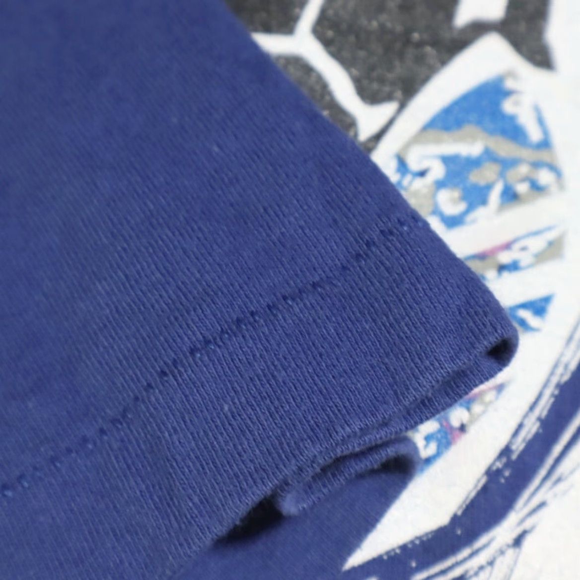 Adidas VINTAGE Adidas Soccer T-Shirt Blue Men's M Wrap Around Solid Shirt Size US M / EU 48-50 / 2 - 7 Thumbnail