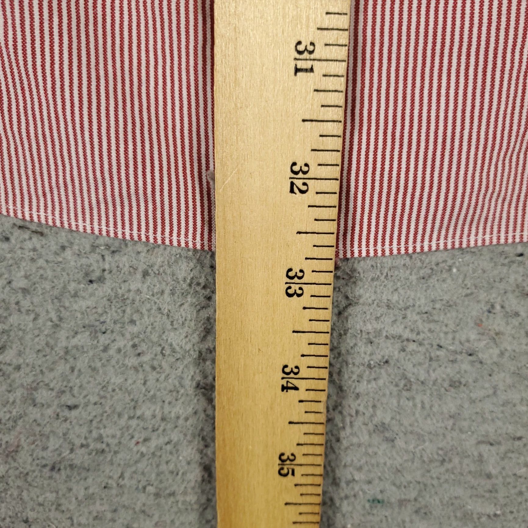Brooks Brothers Brooks Brothers Shirt Men's 16.5 Red Striped Madison Dress Long Sleeve Button-Down Non-Iron Cotton Mens Shirt Size 42R - 4 Thumbnail