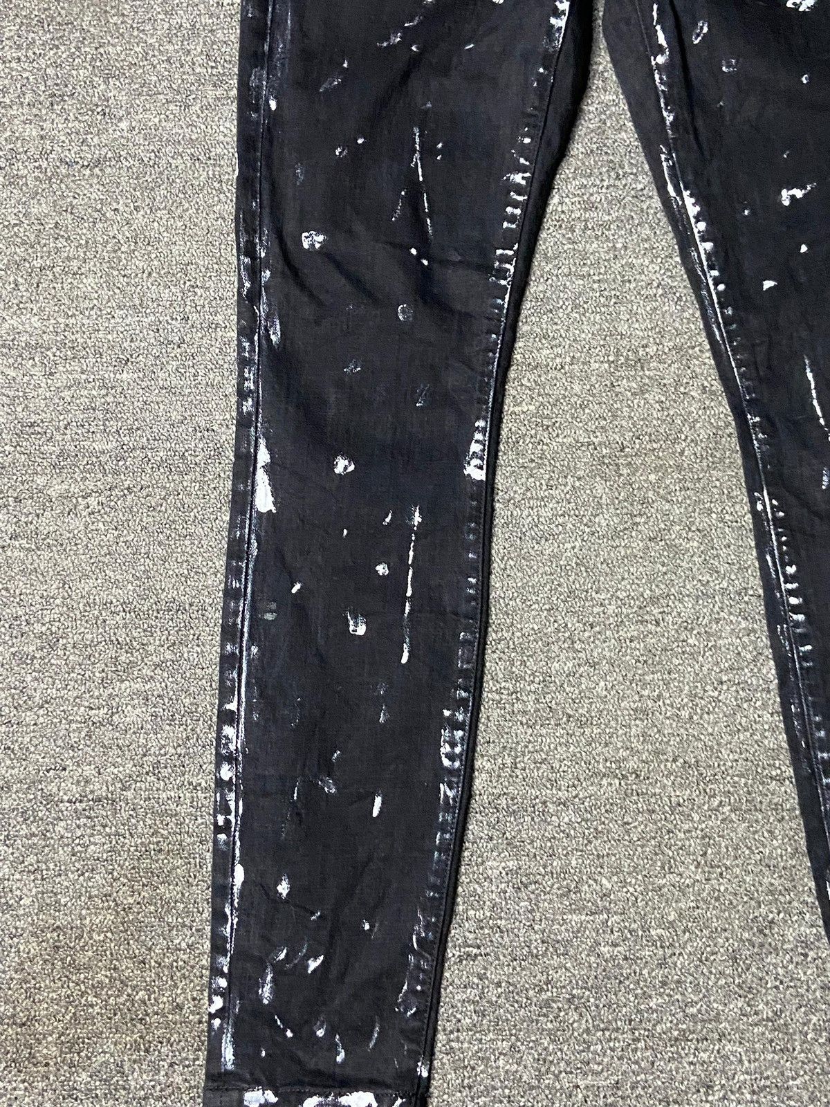 Current/Elliot Vintage Current/Elliot Stilleto Trucker Paint Jeans (140) Size US 29 - 11 Thumbnail
