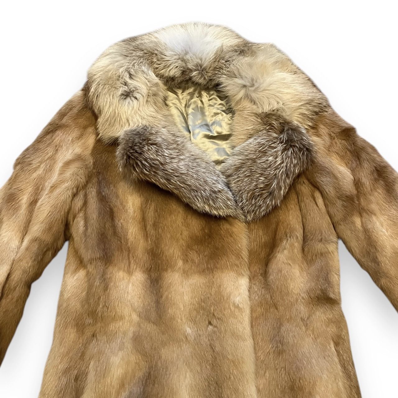 Japanese Brand × Vintage Glam Fox Fur Vintage Jacket 80s Y2K Avant Garde Size S / US 4 / IT 40 - 7 Thumbnail