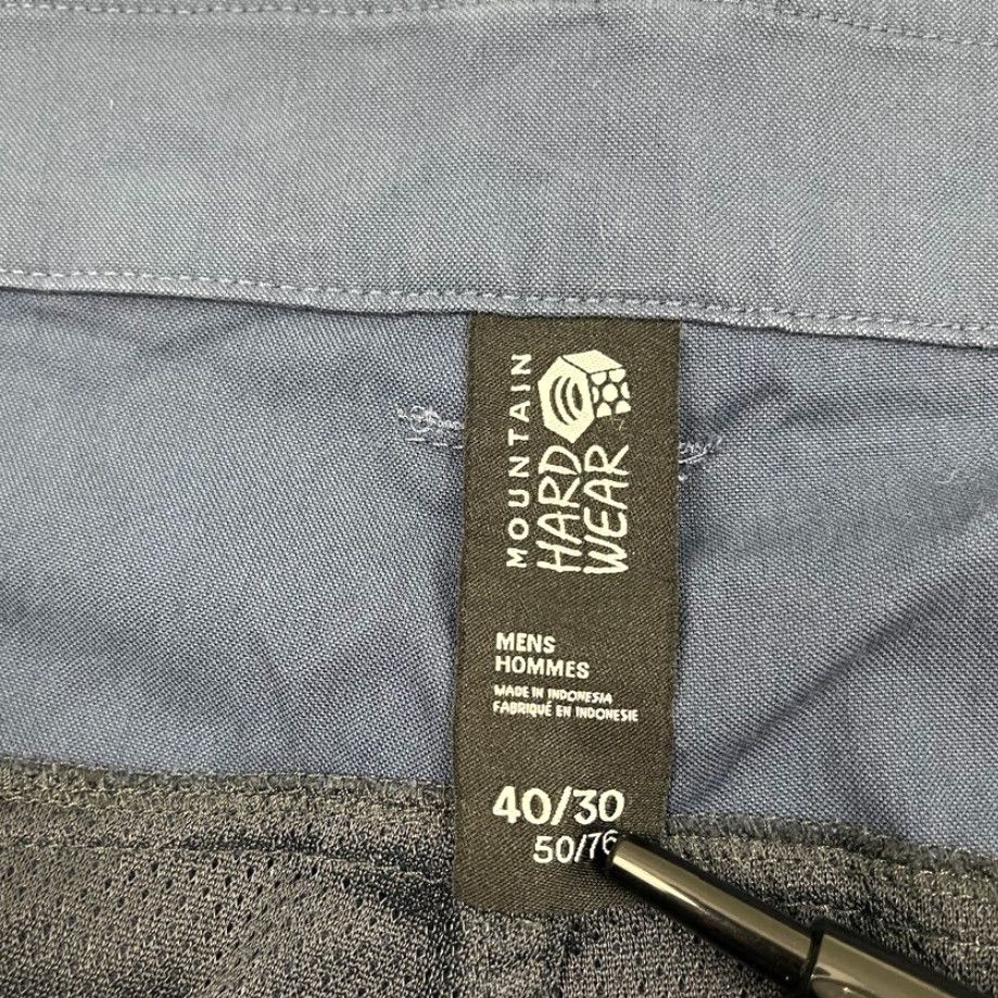Mountain Hardwear Mountain Hardwear AP Pants Mens 38 x 26 Straight Leg Blue Active Hiking Stretch Size US 38 / EU 54 - 4 Thumbnail