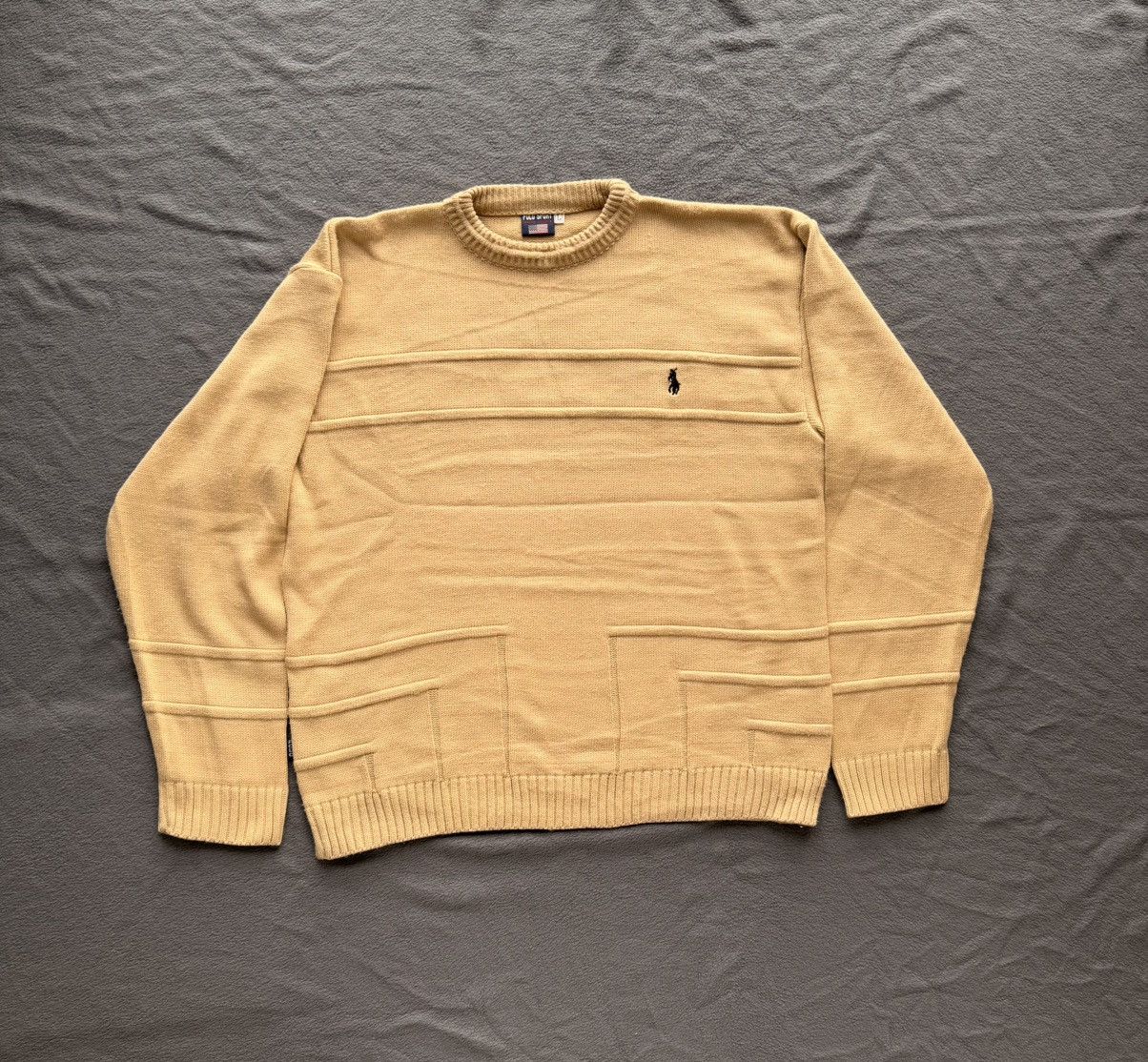 Polo Ralph Lauren Vintage Polo Ralph Lauren men’s sweater – beige – size M Size US M / EU 48-50 / 2 - 1 Thumbnail