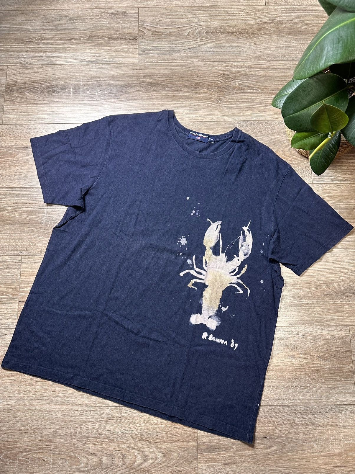 Polo Ralph Lauren × Ralph Lauren × Vintage Vintage Ralph Lauren R. Lauren 67 Rare T Shirt Size US XXL / EU 58 / 5 - 1 Thumbnail