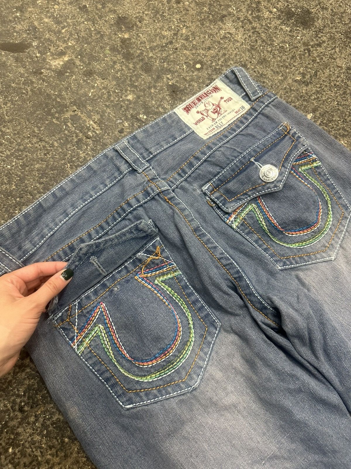 True Religion Y2k true religion baggy jeans Size US 34 / EU 50 - 2 Thumbnail