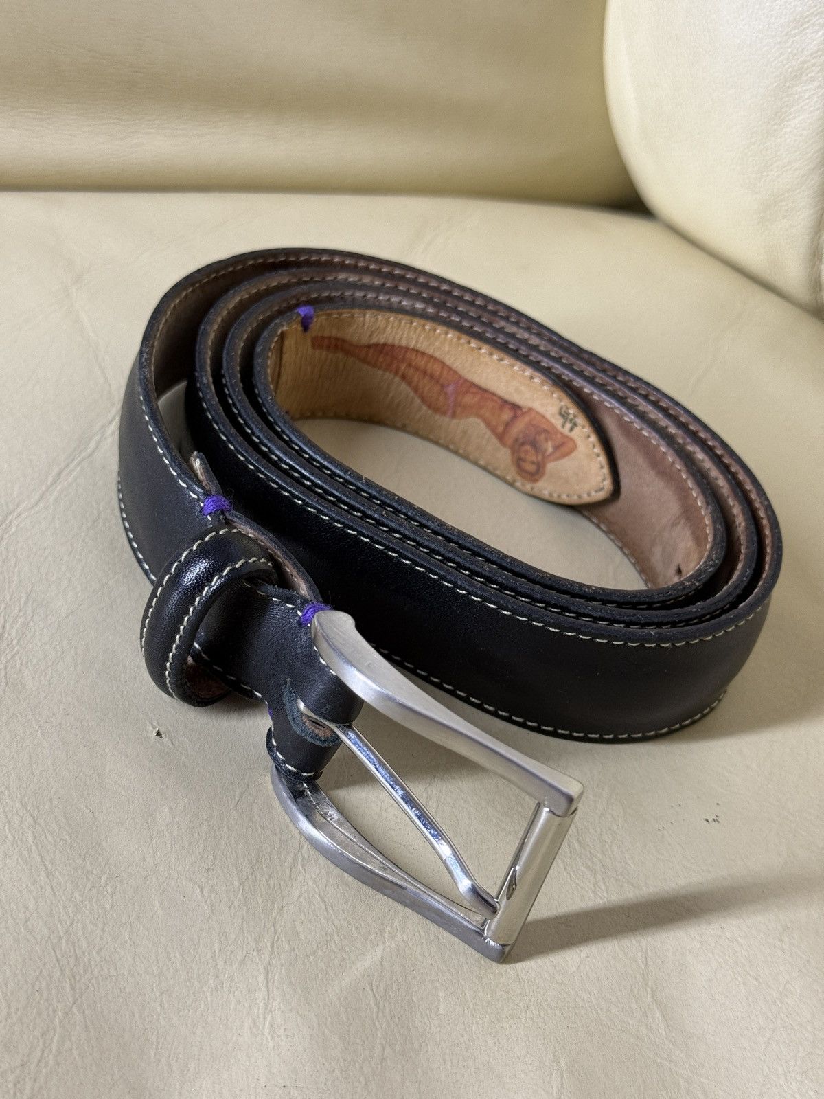 Paul Smith Vintage Paul Smith Belt with girl tatoo Size 36 - 1 Thumbnail
