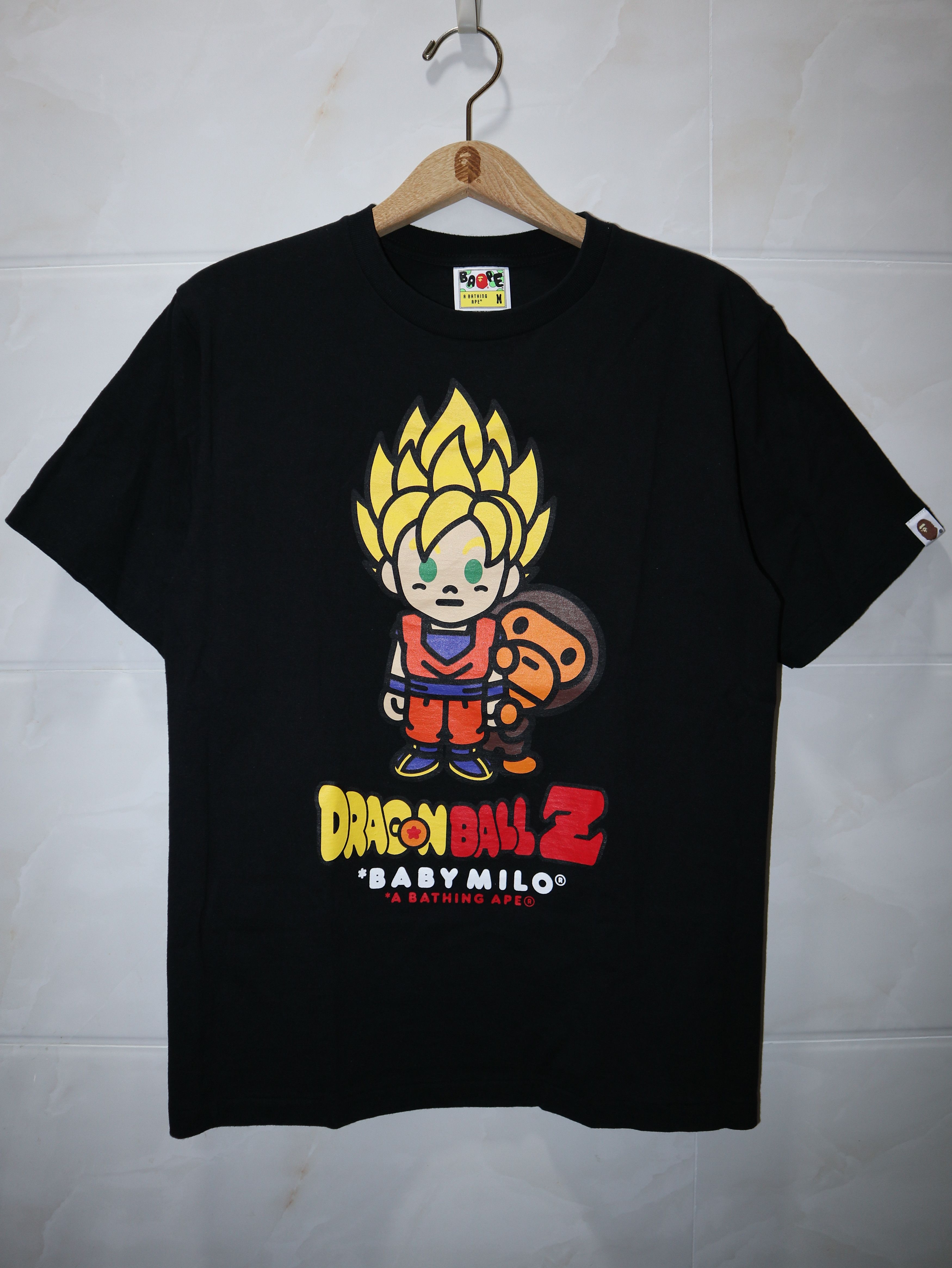 Bape Bape Dragon Ball Z Gotenks Baby Milo Tee | Grailed