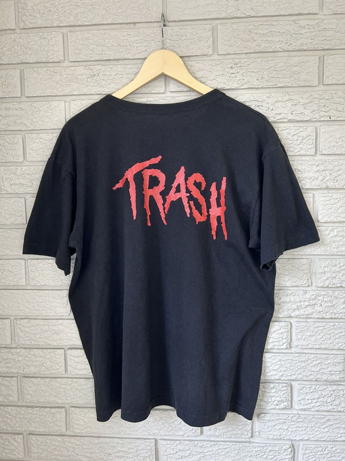 Band Tees Vintage 1989 Alice Cooper Trash Band Tee Shirt RARE Size US XL / EU 56 / 4 - 5 Thumbnail