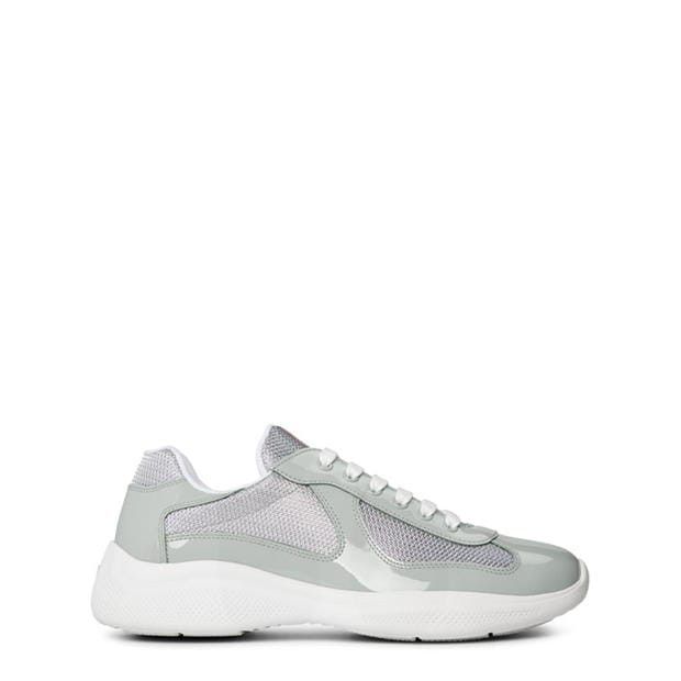 Men'S Americas Cup Leather Prada Trainers