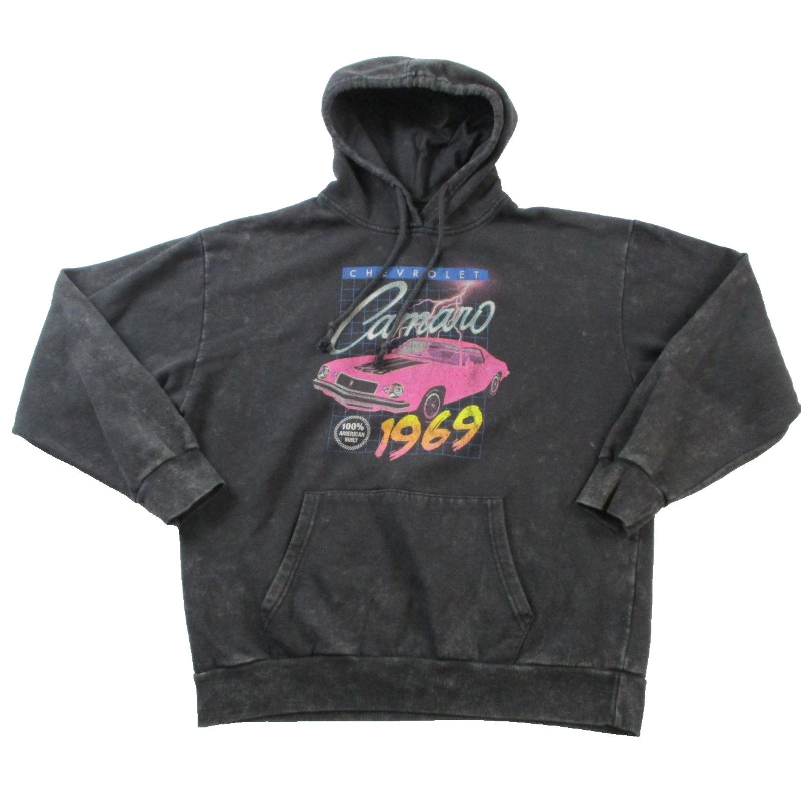 Chemistry Chemistry Hoodie Mens Large Black Fleece "1969" Camaro Retro Size US L / EU 52-54 / 3 - 1 Thumbnail