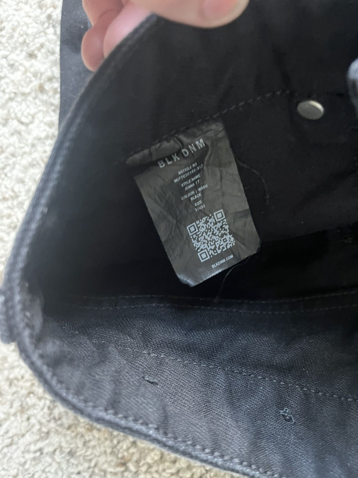 Blk Dnm BLK BOOTCUT DENIM Size US 30 / EU 46 - 3 Thumbnail