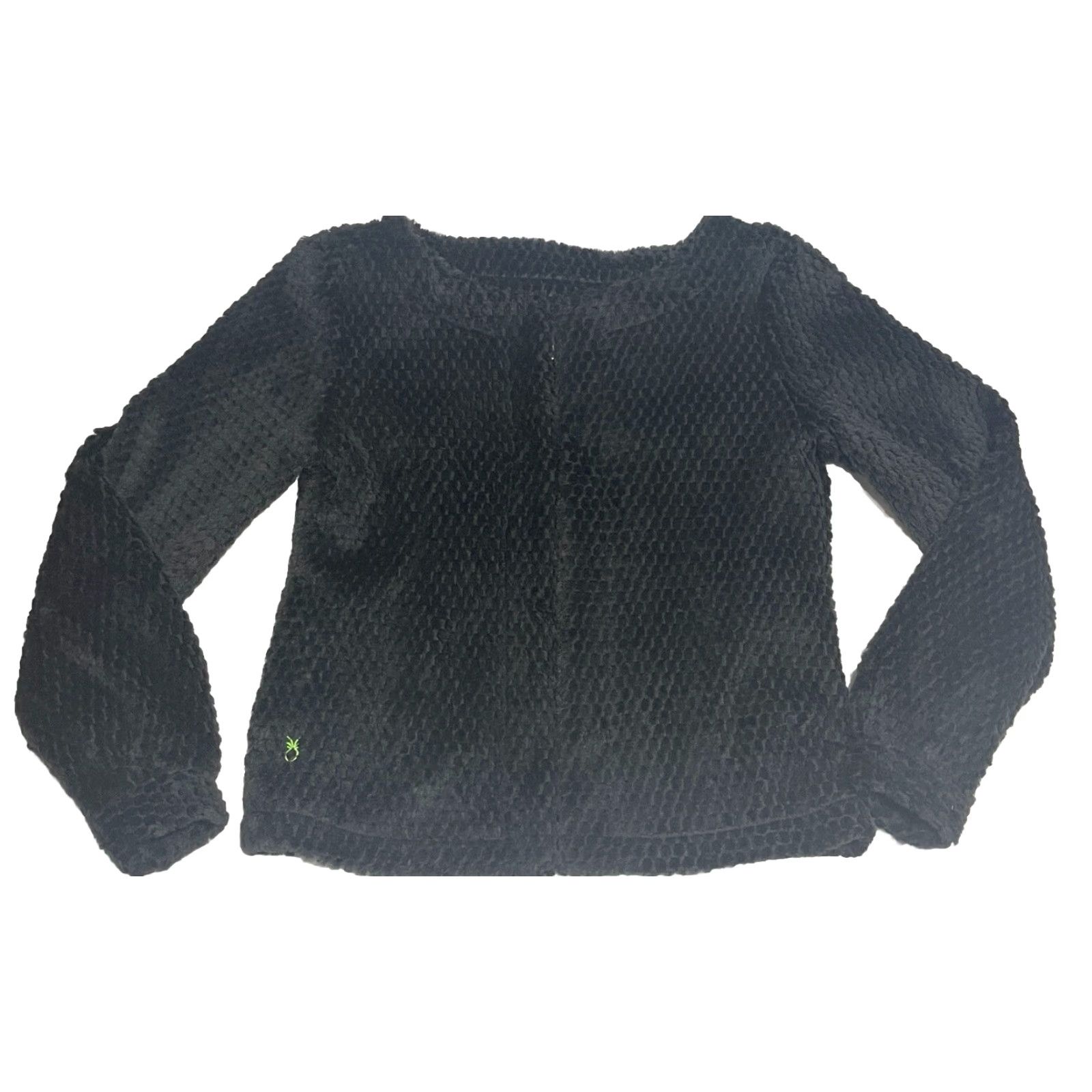 Vintage Dudley Stephens Bijou Bubble Cardigan Black XS Women Long Sleeve Cardigan Cat Theme Polyester Fleece Sweater Popular Size XS / US 0-2 / IT 36-38 - 2 Thumbnail