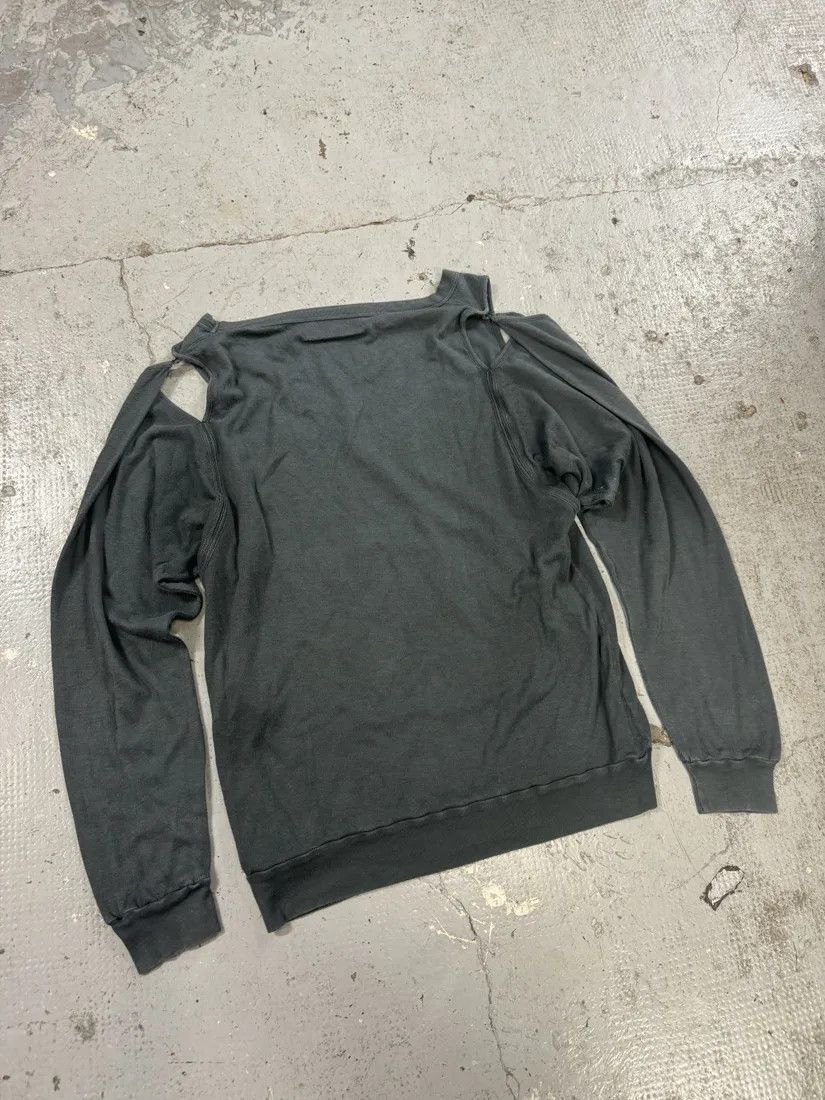 Maison Margiela × Vintage 2000s Maison Margiela MM6 Olive Tank Top Longsleeves Size M / US 6-8 / IT 42-44 - 4 Thumbnail