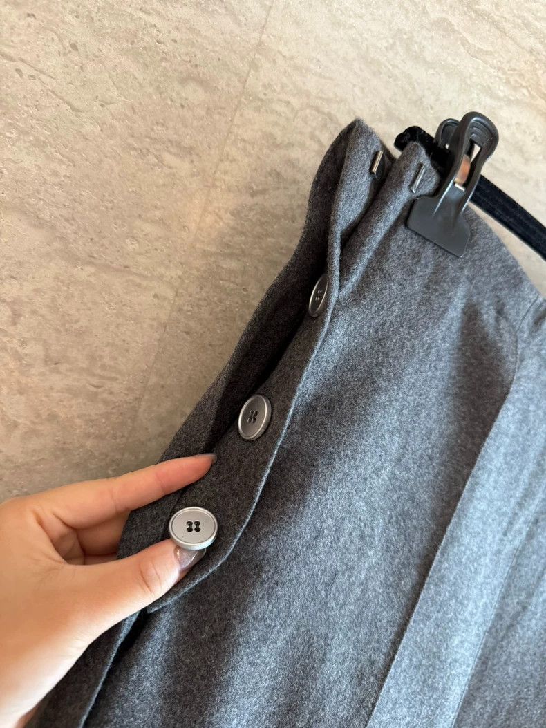 Jil Sander Jil Sander Wool pleated skirt Size 42" / US 20 - 4 Thumbnail