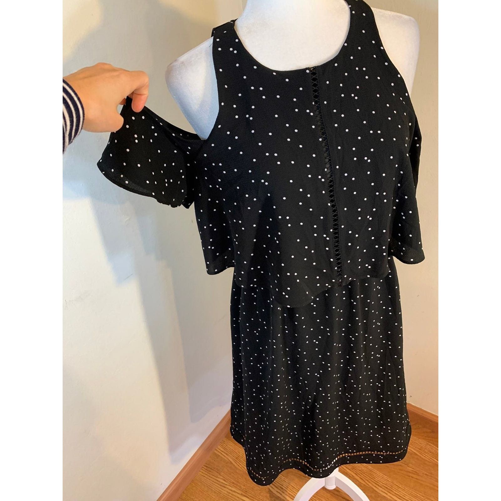 Other Black Polka Dot Dress Size S Size S / US 4 / IT 40 - 4 Thumbnail