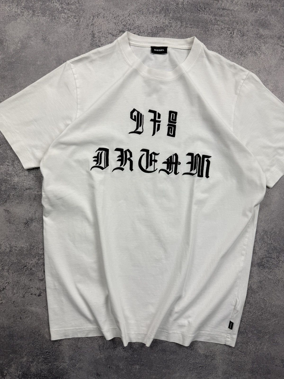 Diesel Vintage Diesel Big Logo T-Shirt White Tee Streetwear Hype Size US M / EU 48-50 / 2 - 8 Thumbnail