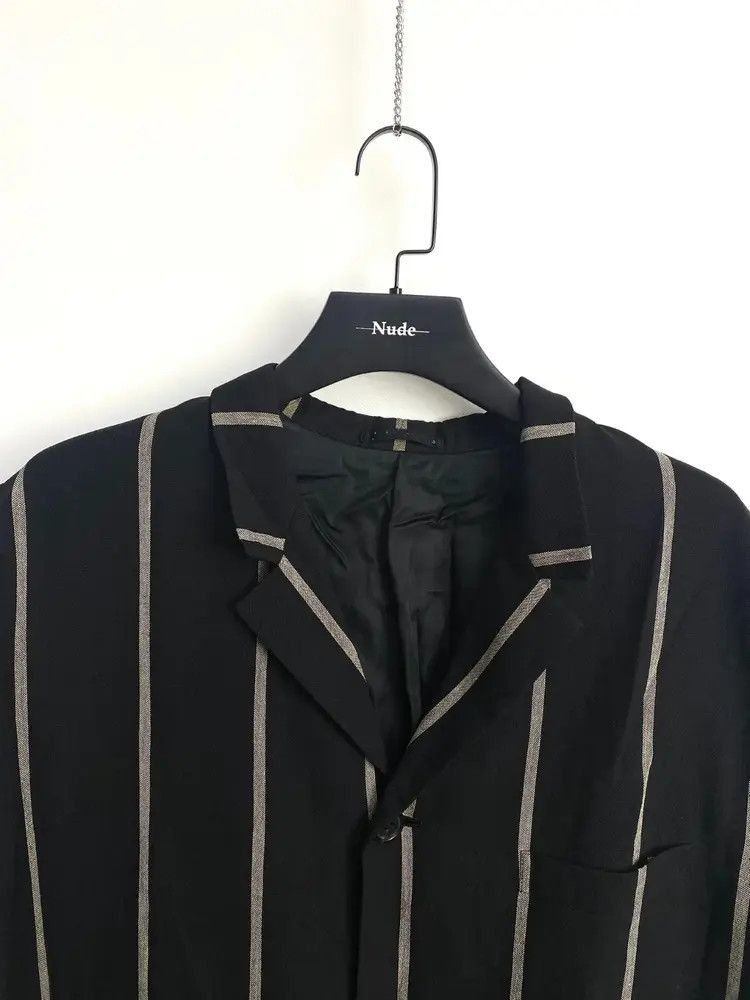 Yohji Yamamoto Yohji Yamamoto Yohji Yamamoto Y's Stripe Blazer Jacket-250 Size US M / EU 48-50 / 2 - 3 Thumbnail
