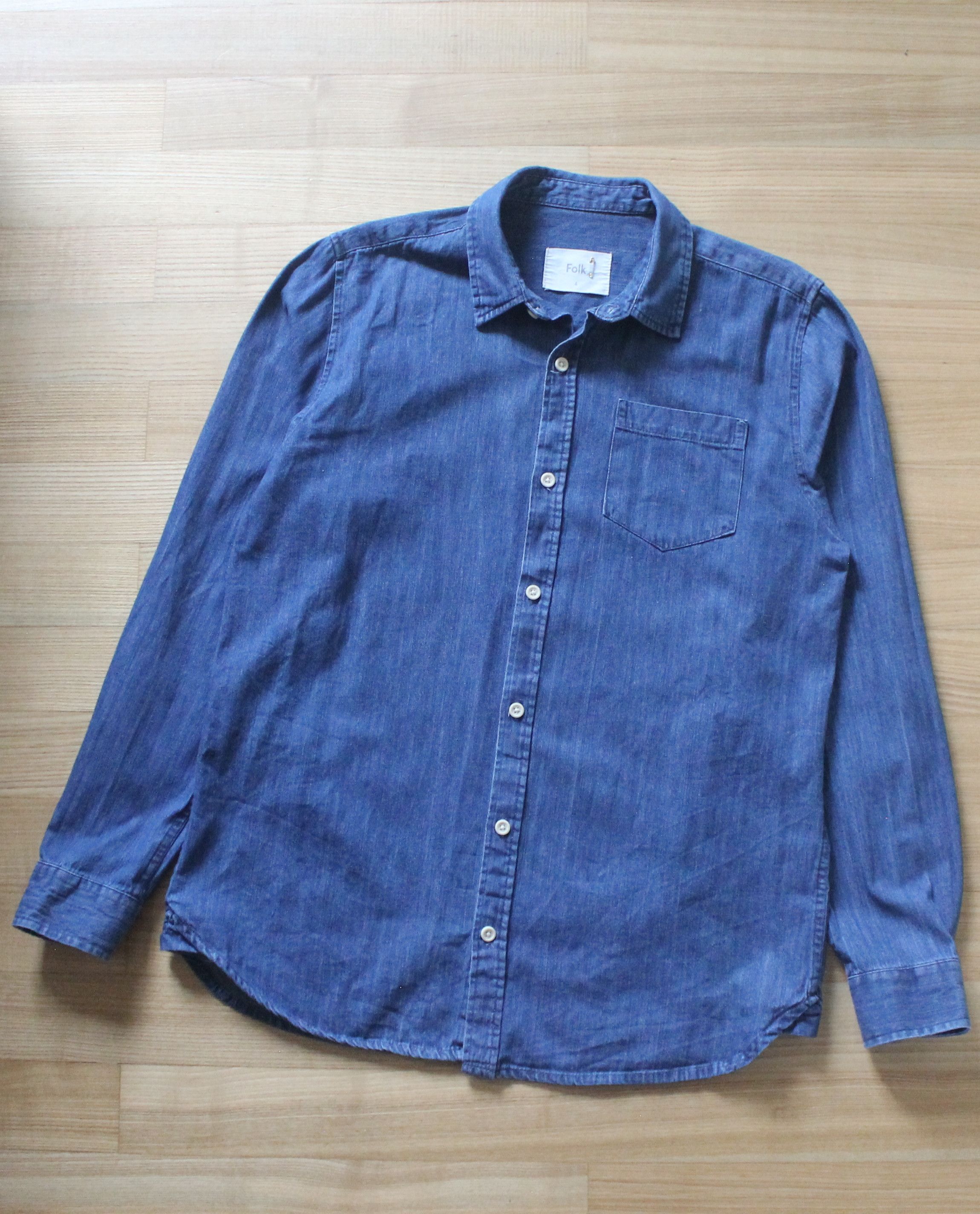 Folk Folk Denim Shirt Size US L / EU 52-54 / 3 - 4 Thumbnail