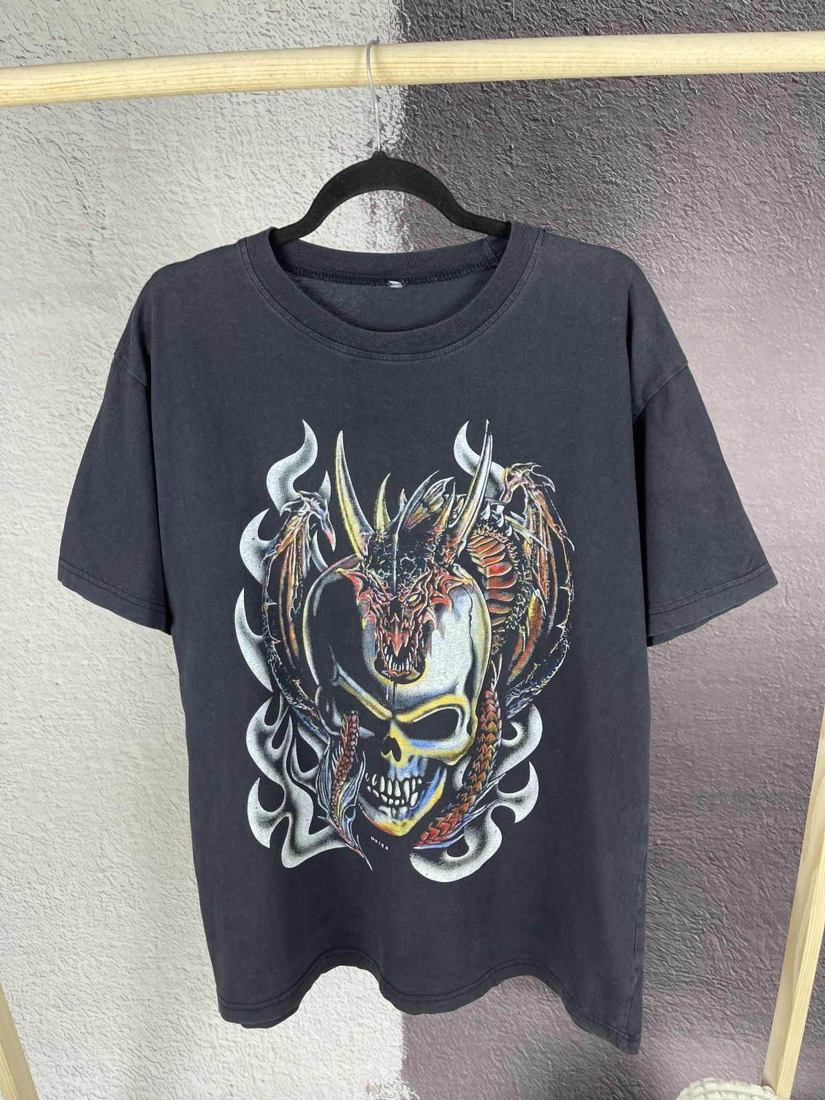 Japanese Brand Skulls Dragon 03154 Japanese theme vintage t-shirt size L Size US L / EU 52-54 / 3 - 3 Thumbnail