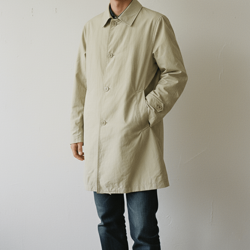 J. Press Vintage J Press Jacket Beige Mac Single Breasted Raincoat Size US M / EU 48-50 / 2 - 1 Thumbnail