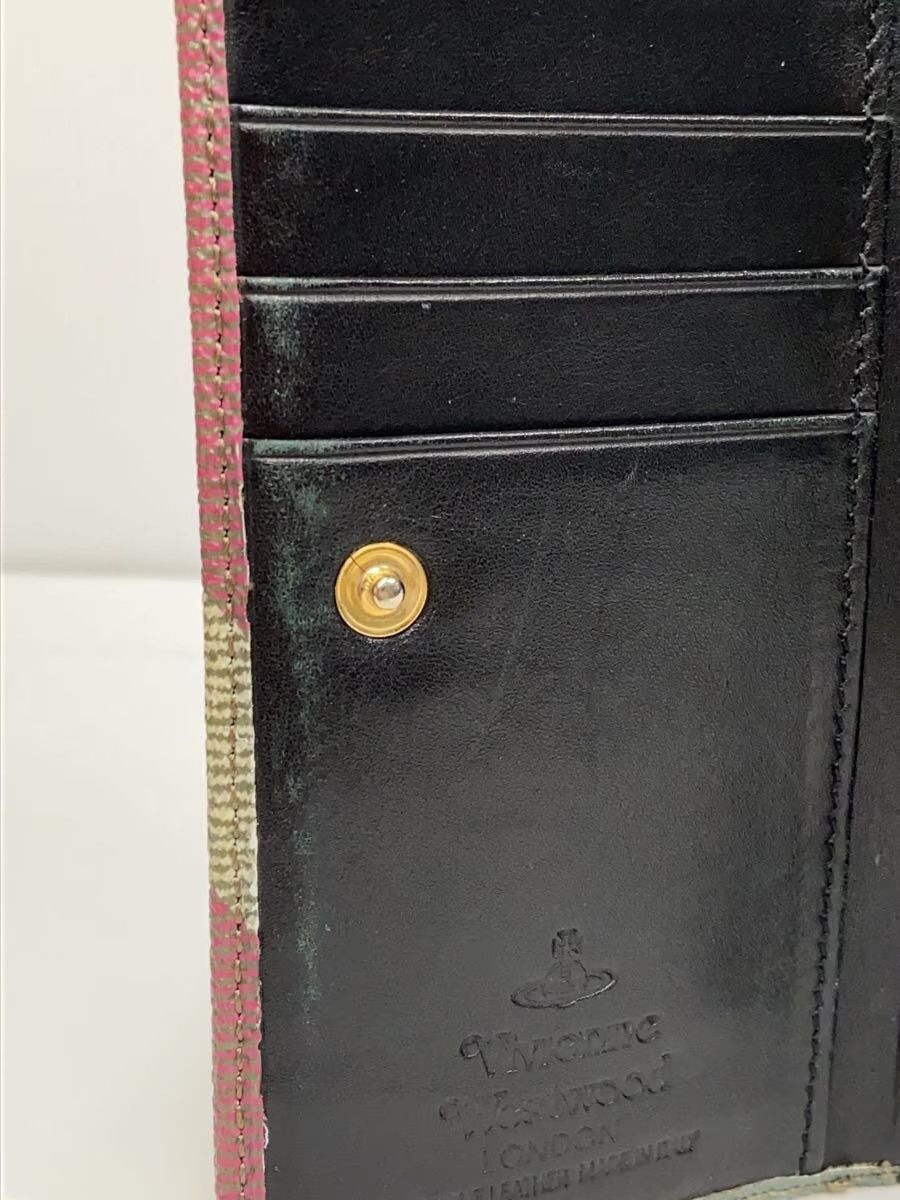 Vivienne Westwood Plaid Orb Leather Wallet Size ONE SIZE - 5 Thumbnail