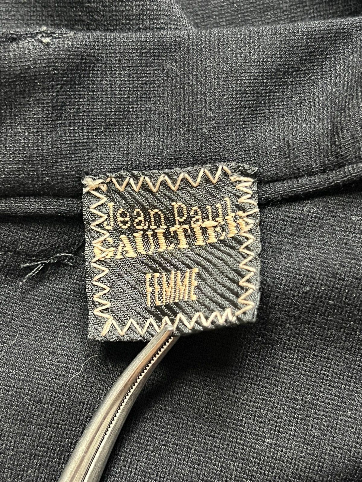 Jean Paul Gaultier × Vintage Jean Paul Gaultier - SS 2005 Couture Leather Patch - Pants Size 27" / US 4 / IT 40 - 7 Thumbnail