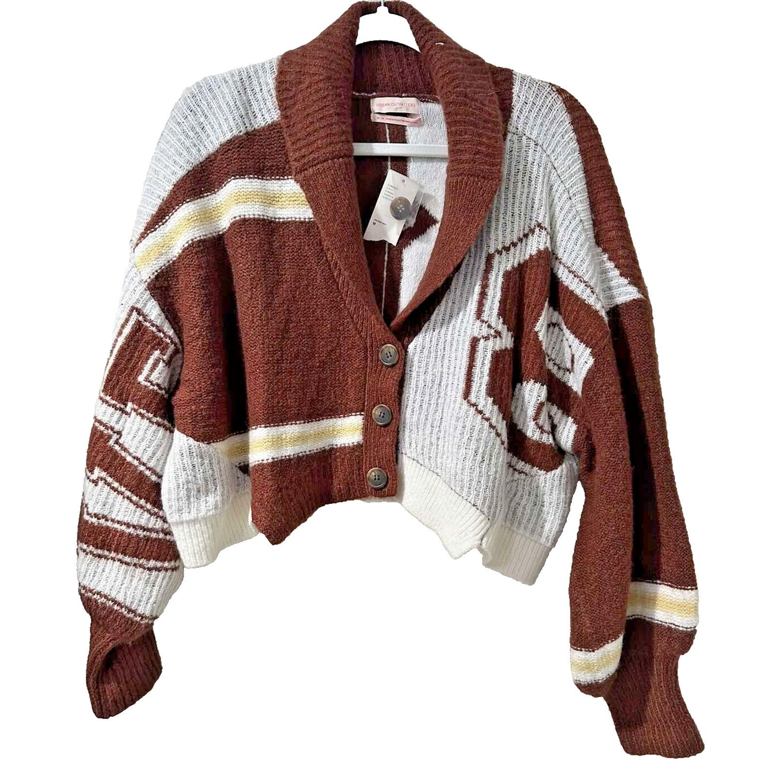Urban Outfitters Urban Outfitters Cropped Cardigan oversize Size M A001352 Size M / US 6-8 / IT 42-44 - 1 Thumbnail